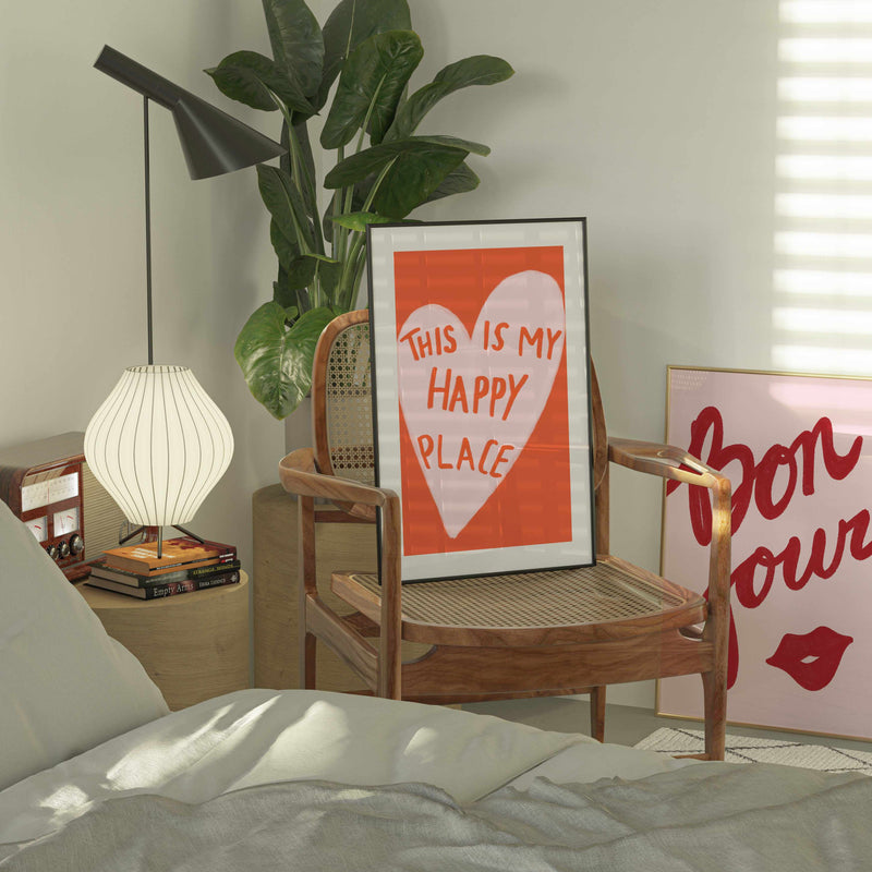 Bonjour Lip By Athene Fritsch | Art Print from Olive et Oriel where you can shop wallpaper and artworks online