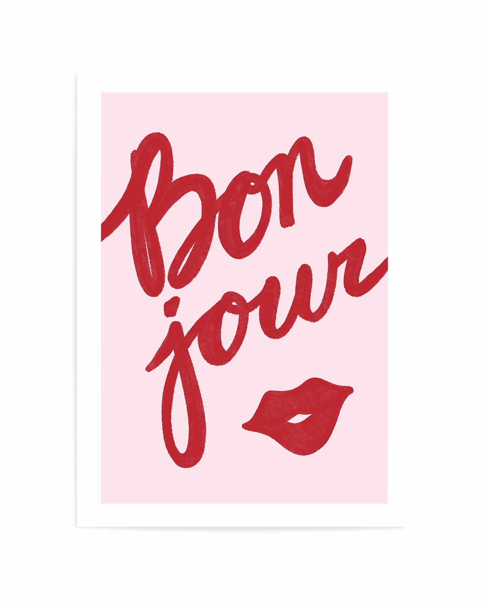 Bonjour Lip By Athene Fritsch | Art Print