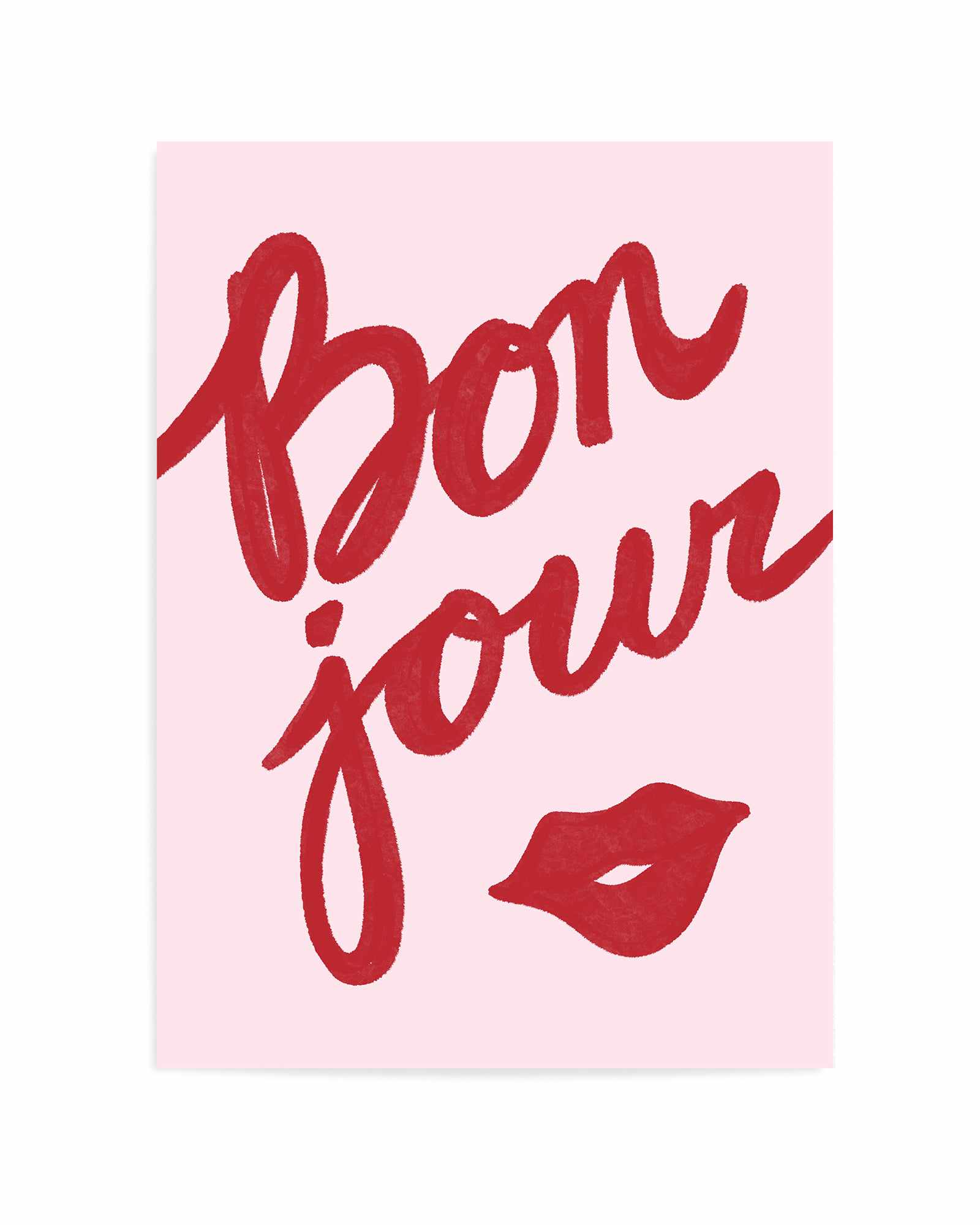 Bonjour Lip By Athene Fritsch | Art Print