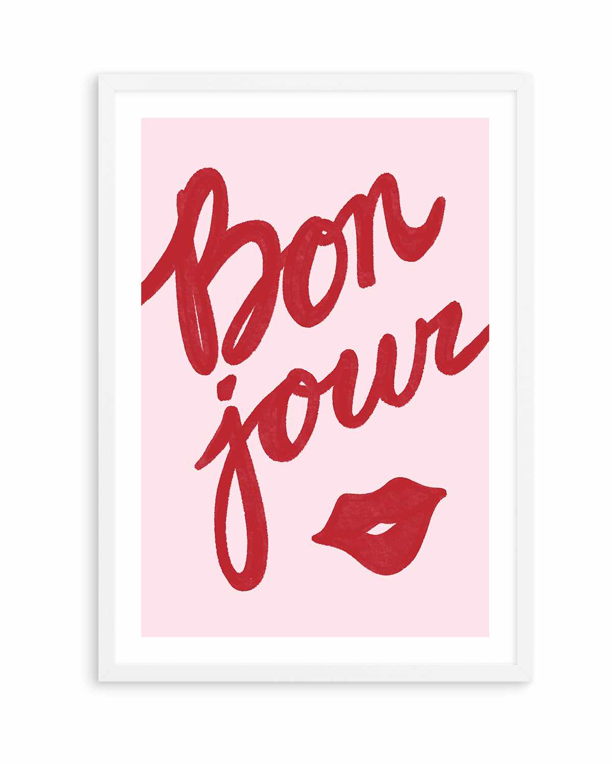 Bonjour Lip By Athene Fritsch | Art Print