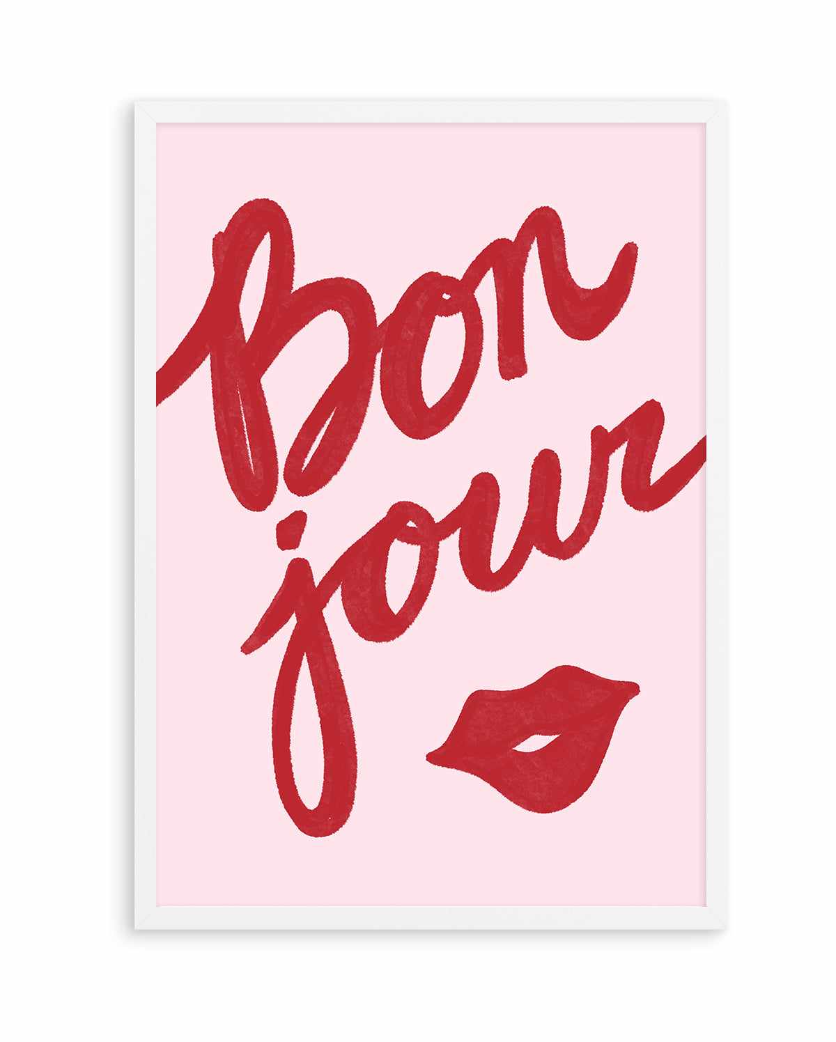 Bonjour Lip By Athene Fritsch | Art Print