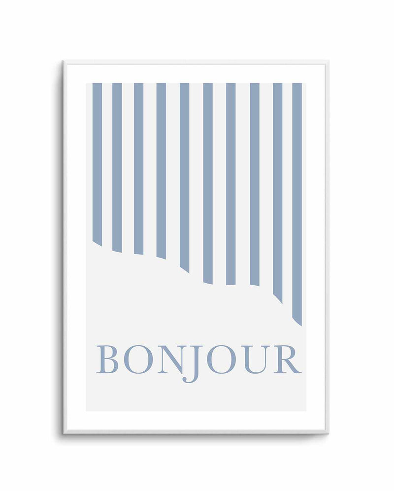 Bonjour Stripes By Grace Digital Art | Art Print from Olive et Oriel where you can shop wallpaper and artworks online