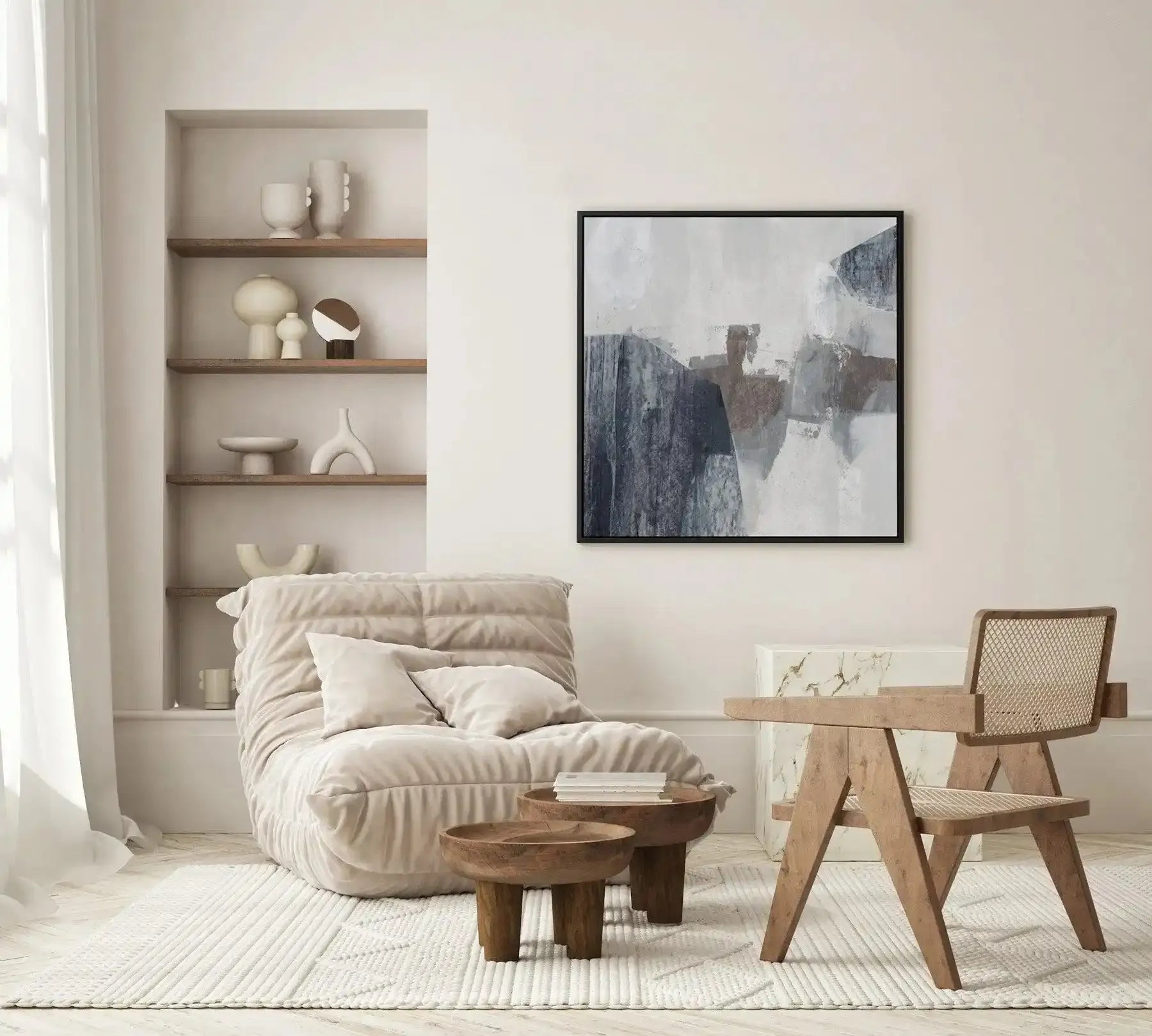 Bonvie II SQ | Framed Canvas-CANVAS-You can shop wall art online with Olive et Oriel for everything from abstract art to fun kids wall art. Our beautiful modern art prints and canvas art are available from large canvas prints to wall art paintings and our proudly Australian artwork collection offers only the highest quality framed large wall art and canvas art Australia - You can buy fashion photography prints or Hampton print posters and paintings on canvas from Olive et Oriel and have them del