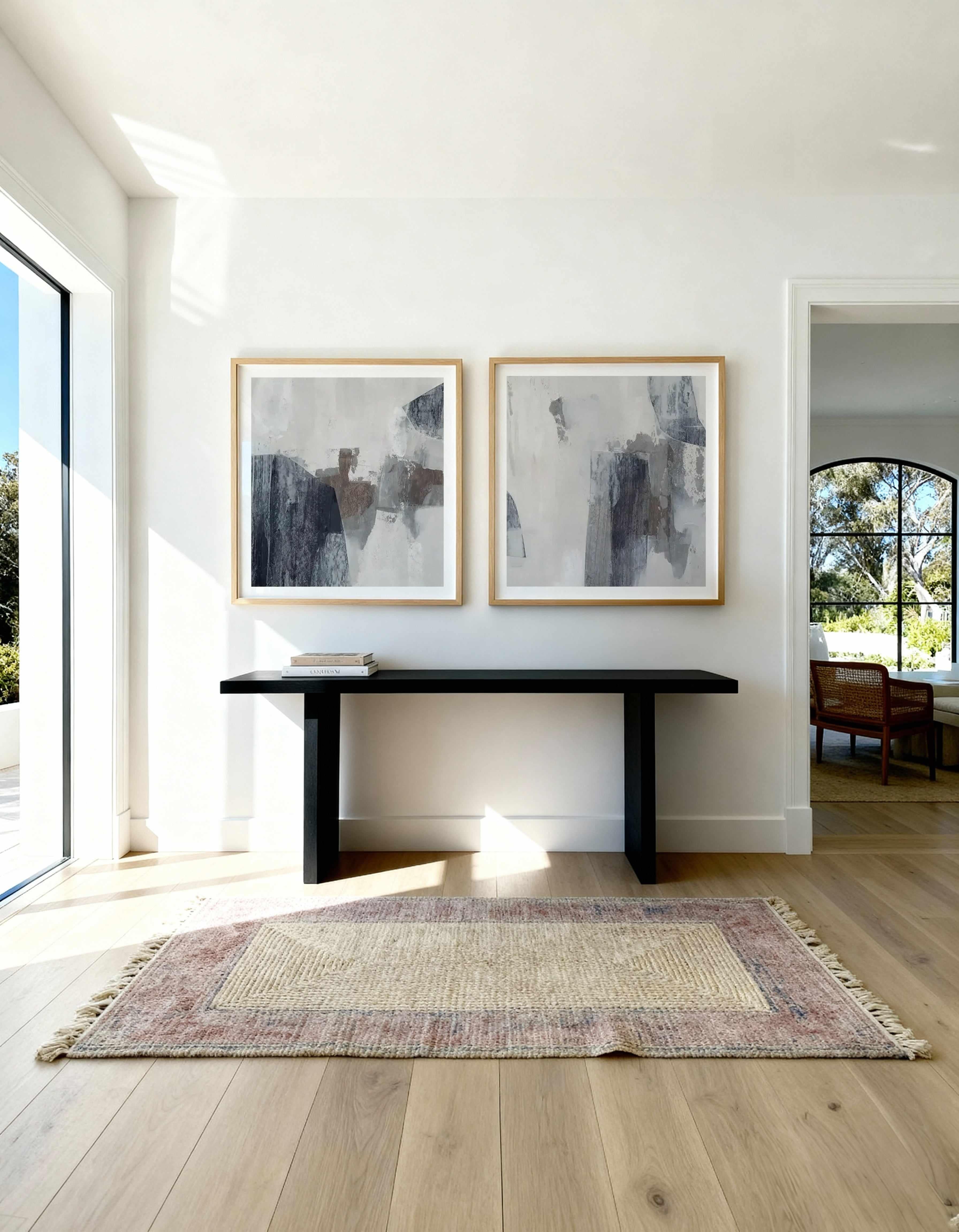 Bonvie Square I & II Art Print Set of 2 | Matching Wall Art