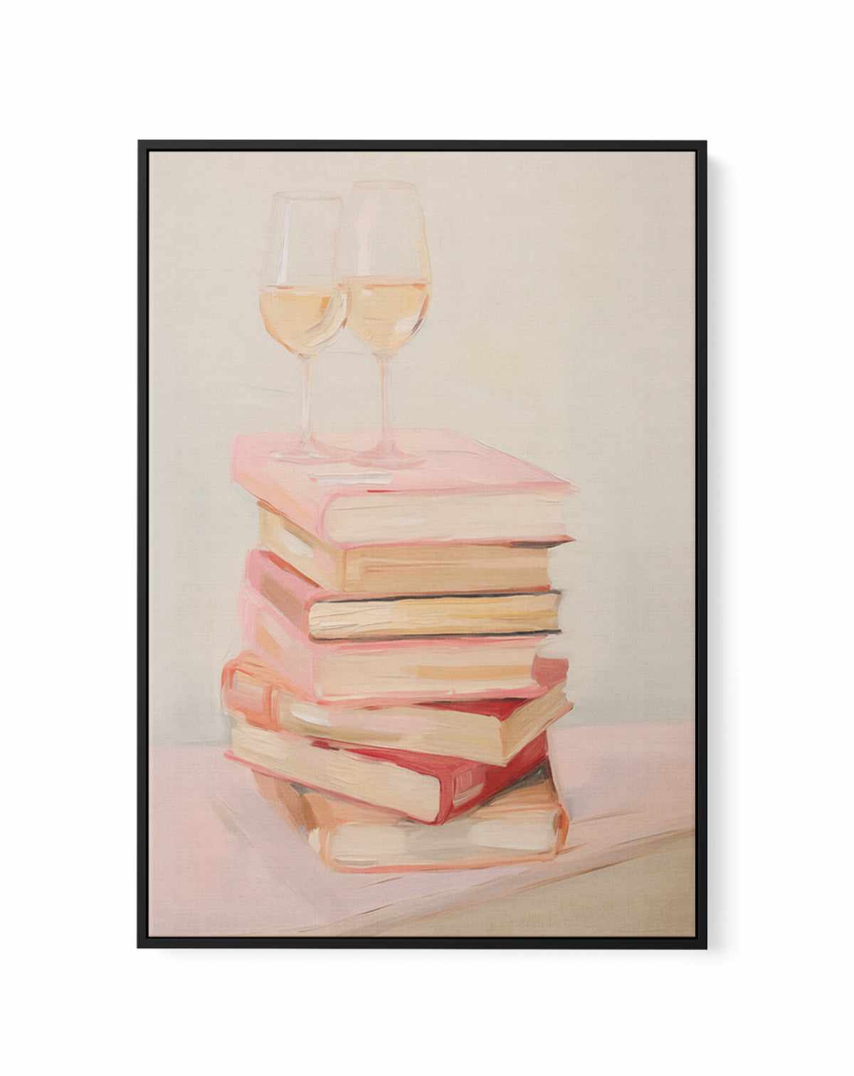 Book Club | Framed Canvas Art Print