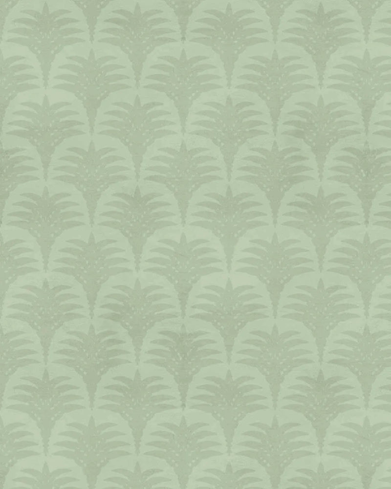 Bora Bora Palm Sage Green Wallpaper-Wallpaper-Buy Australian Removable Wallpaper Now Sage Green Wallpaper Peel And Stick Wallpaper Online At Olive et Oriel Custom Made Wallpapers Wall Papers Decorate Your Bedroom Living Room Kids Room or Commercial Interior
