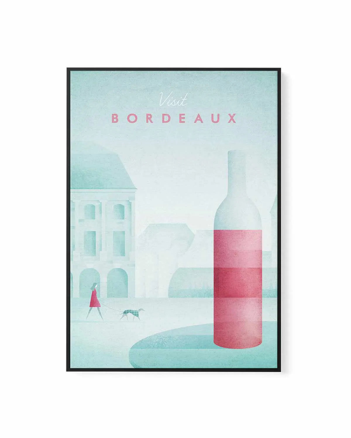 Bordeaux by Henry Rivers | Framed Canvas Art Print from Olive et Oriel where you can shop wallpaper and artworks online