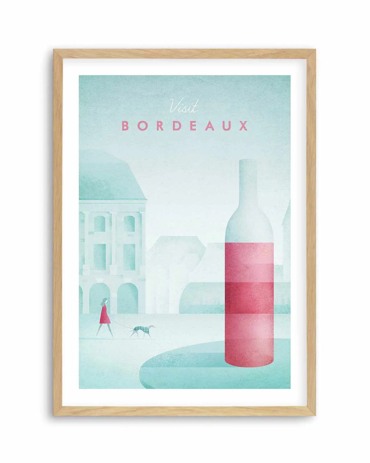 Bordeaux by Henry Rivers Art Print from Olive et Oriel where you can shop wallpaper and artworks online