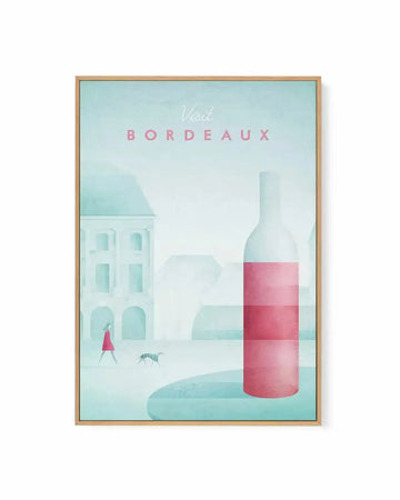 Bordeaux by Henry Rivers | Framed Canvas Art Print from Olive et Oriel where you can shop wallpaper and artworks online