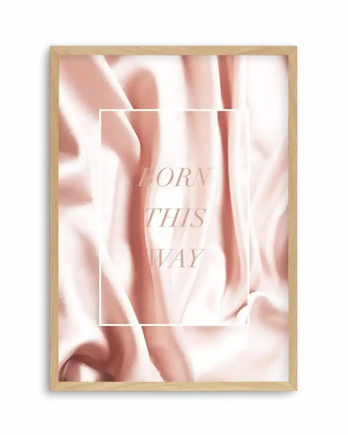 Born This Way | Pink Art Print from Olive et Oriel where you can shop wallpaper and artworks online