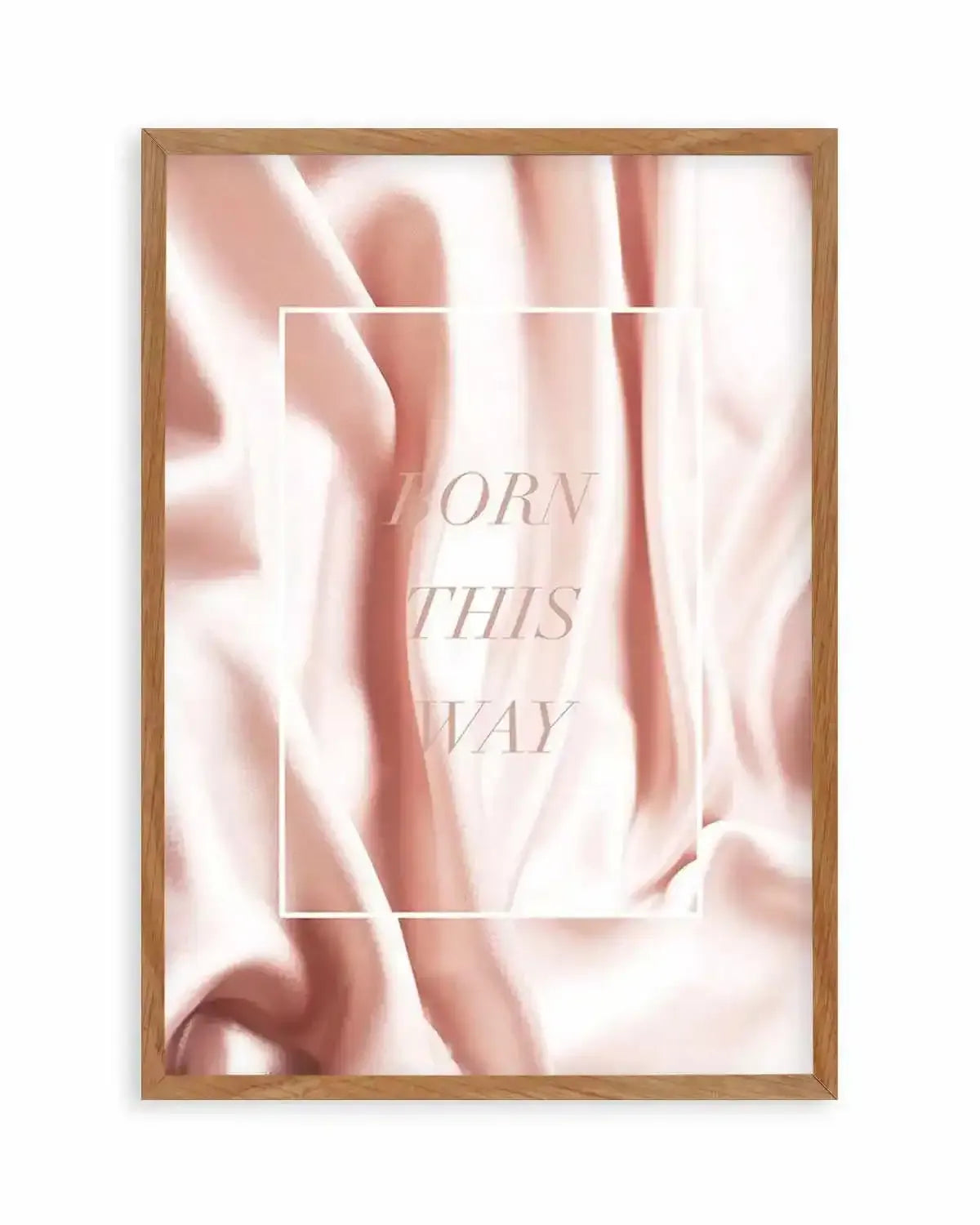 Born This Way | Pink Art Print from Olive et Oriel where you can shop wallpaper and artworks online