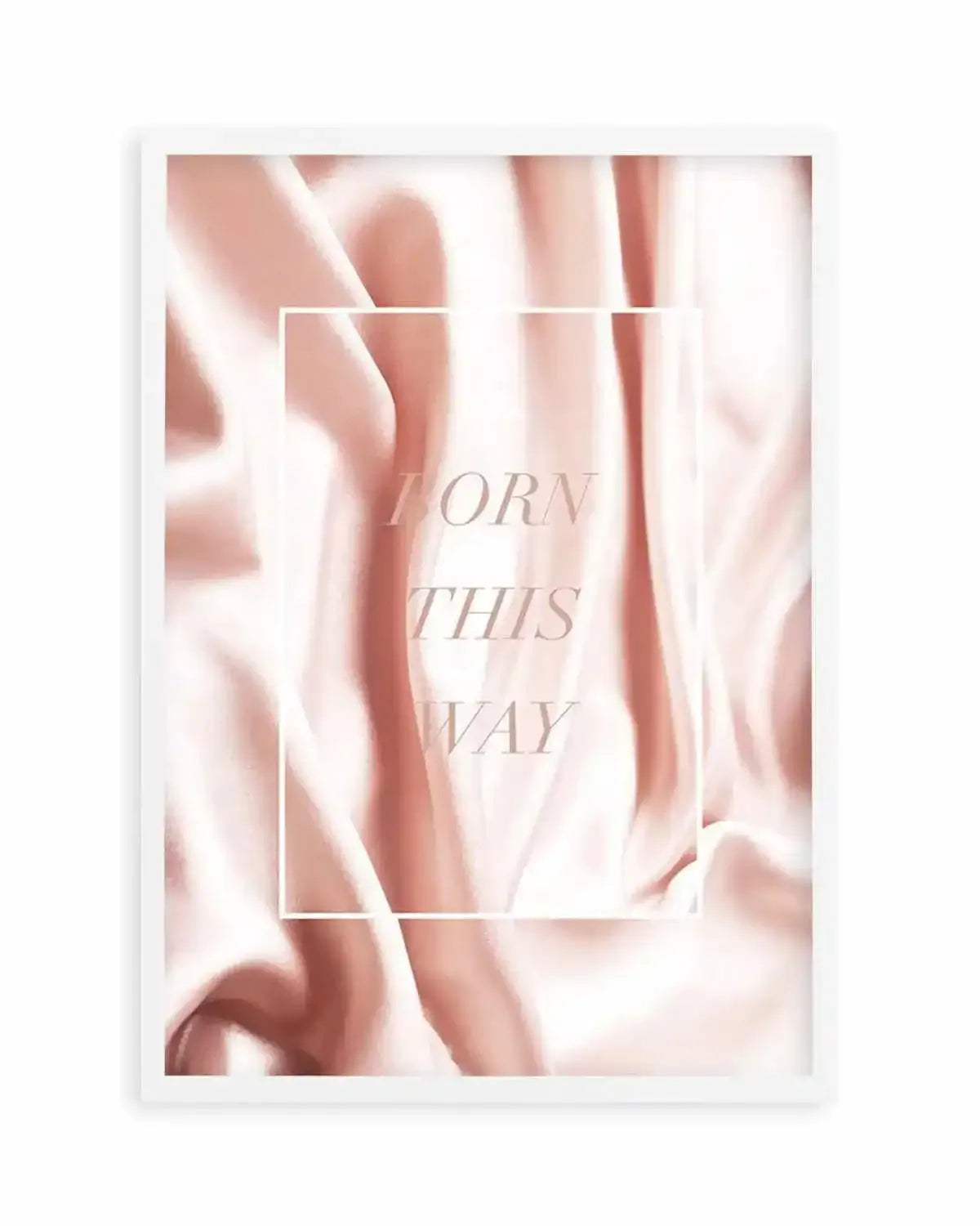 Born This Way | Pink Art Print from Olive et Oriel where you can shop wallpaper and artworks online