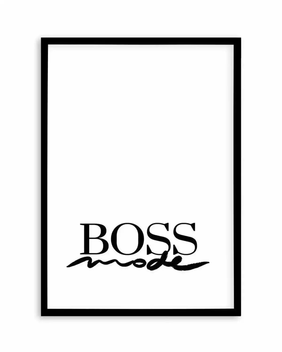 Boss Mode Art Print from Olive et Oriel where you can shop wallpaper and artworks online