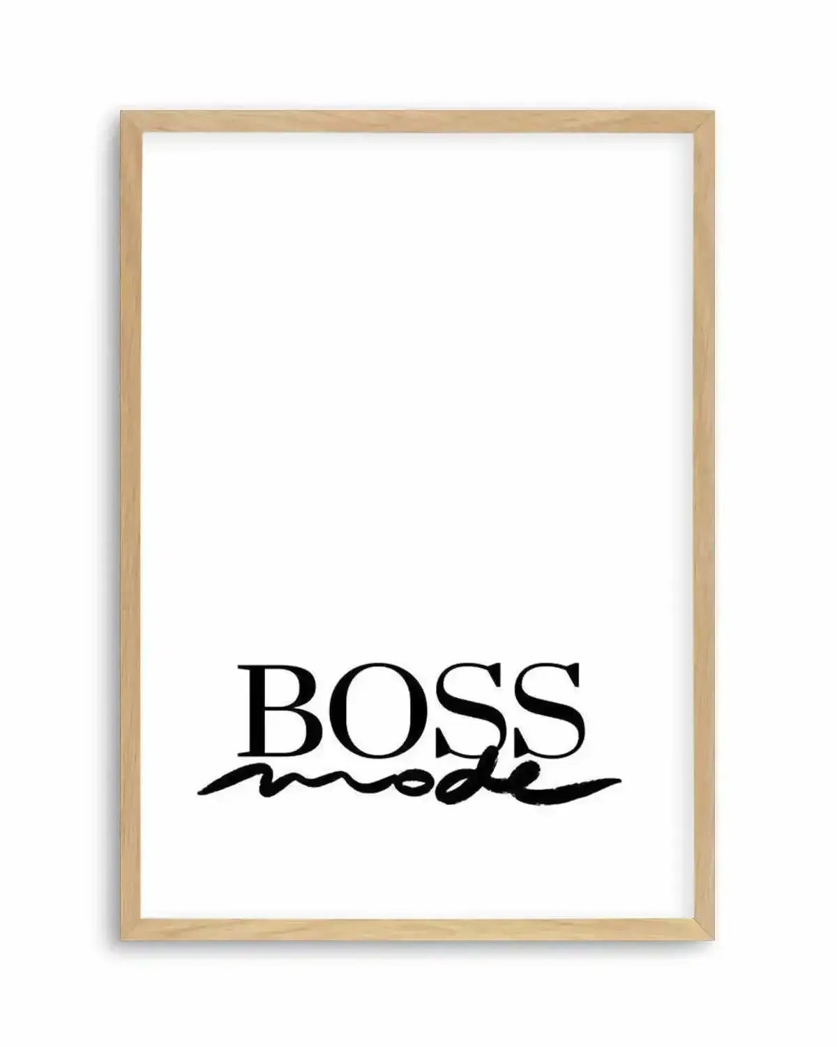 Boss Mode Art Print from Olive et Oriel where you can shop wallpaper and artworks online
