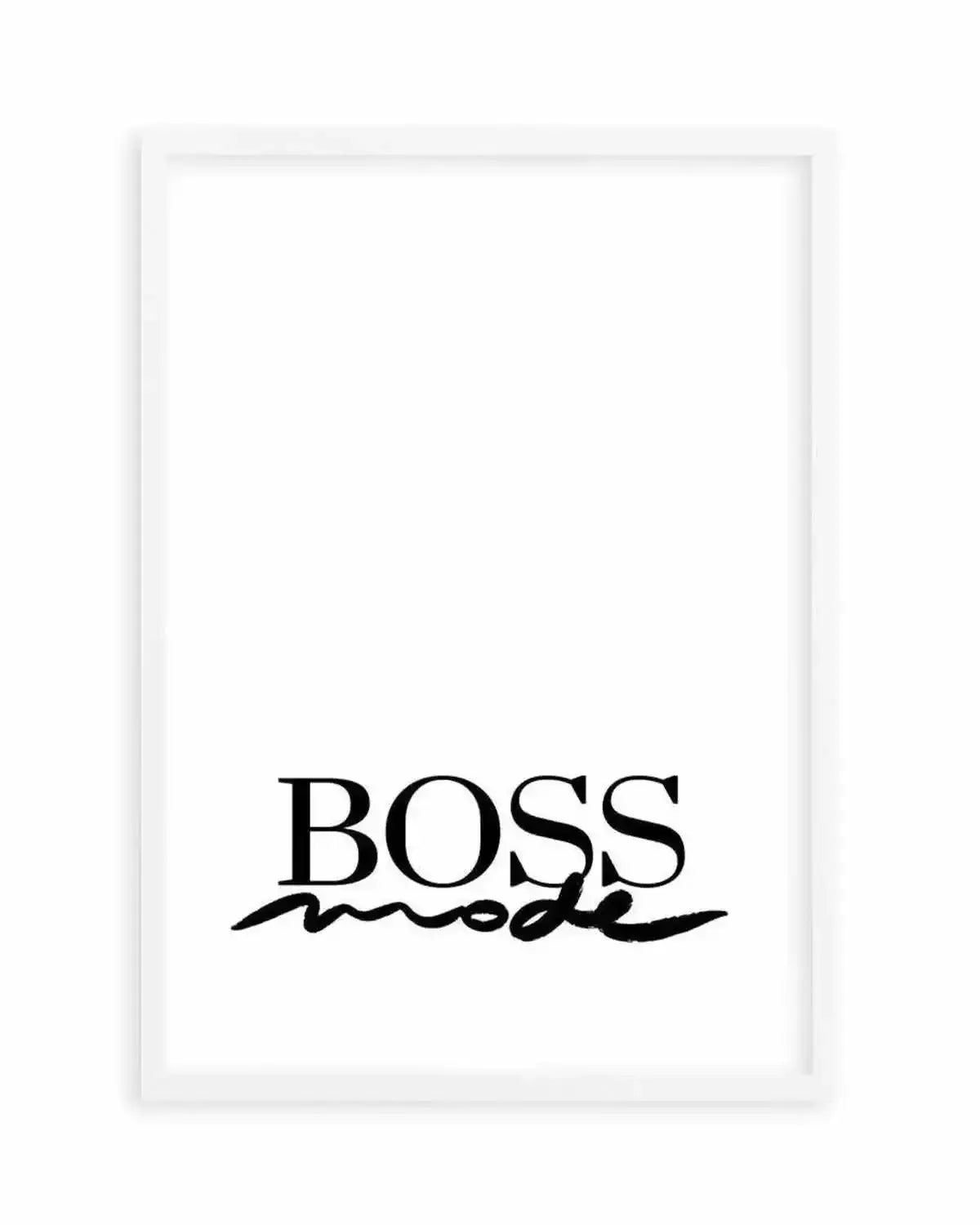 Boss Mode Art Print from Olive et Oriel where you can shop wallpaper and artworks online