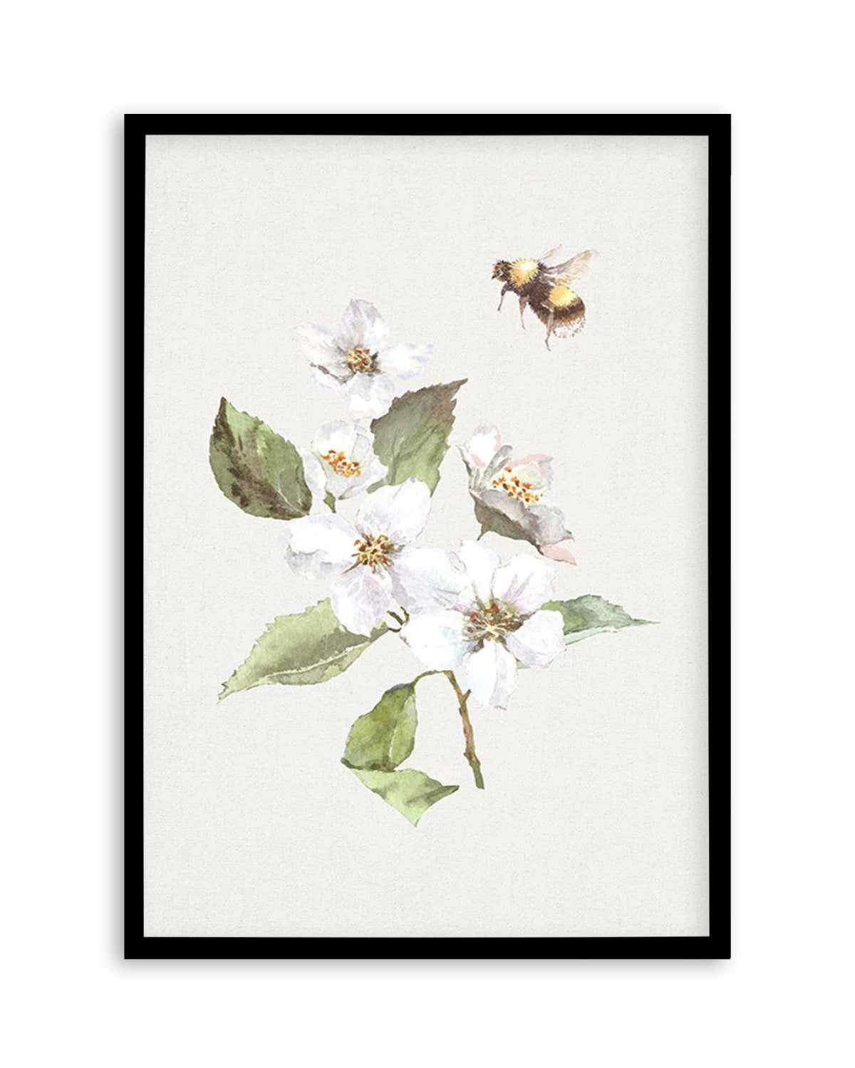 Botanica Bees I Art Print