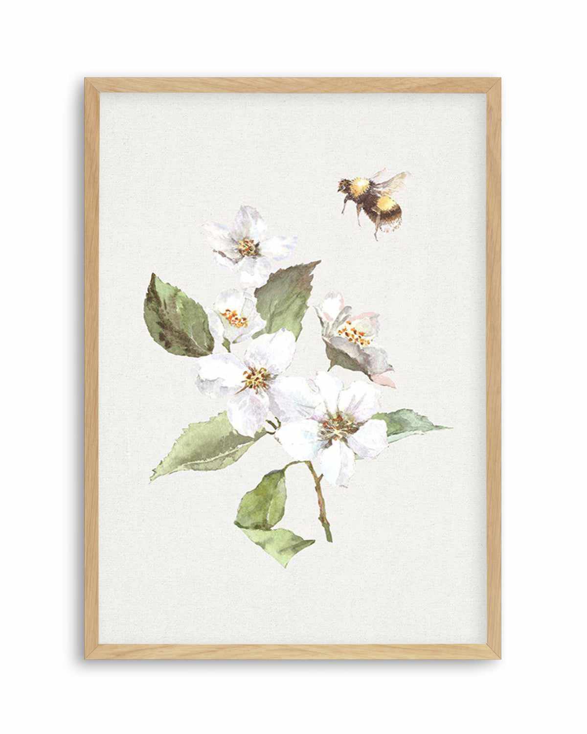 Botanica Bees I Art Print