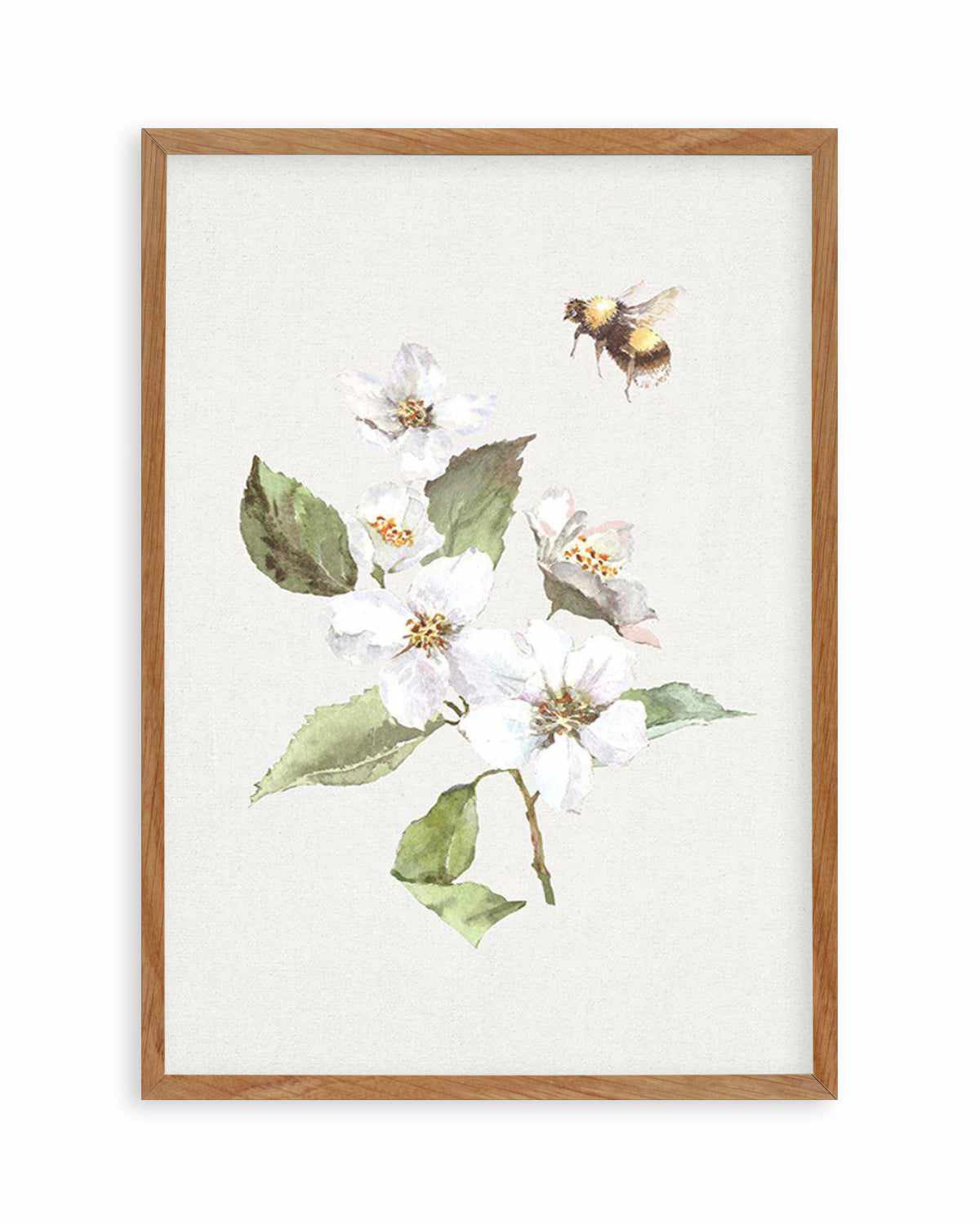 Botanica Bees I Art Print