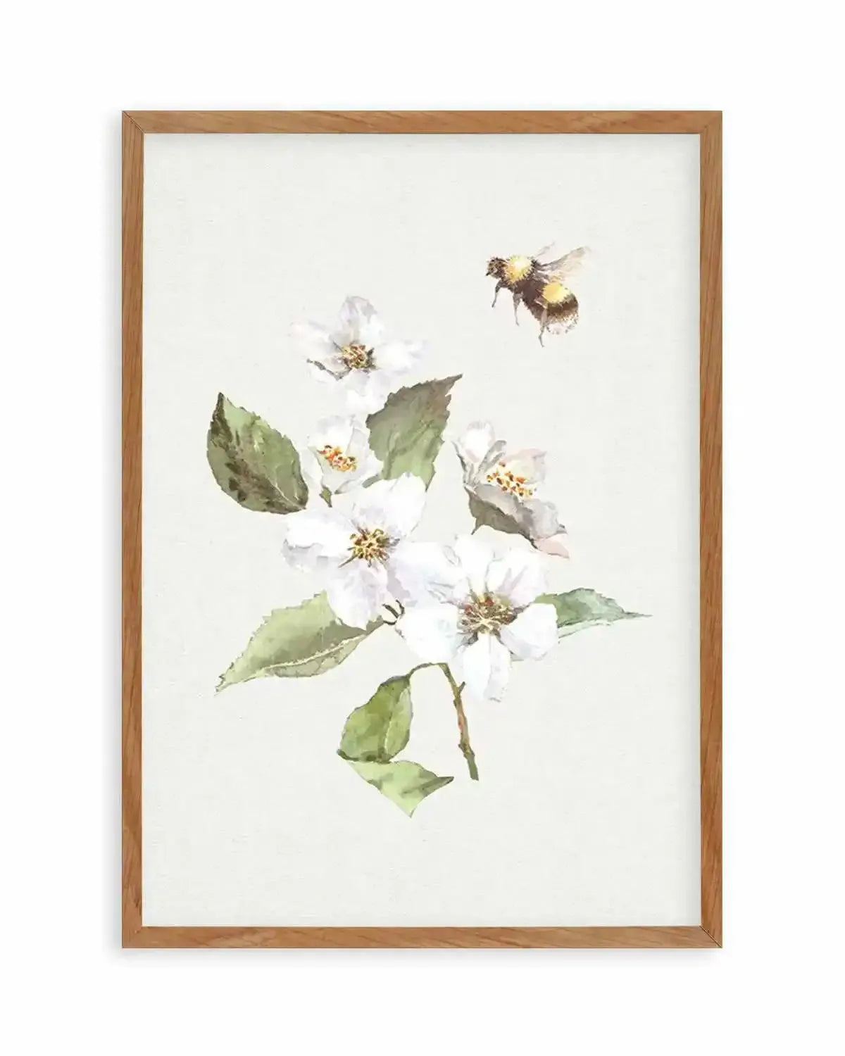Botanica Bees I Art Print from Olive et Oriel where you can shop wallpaper and artworks online