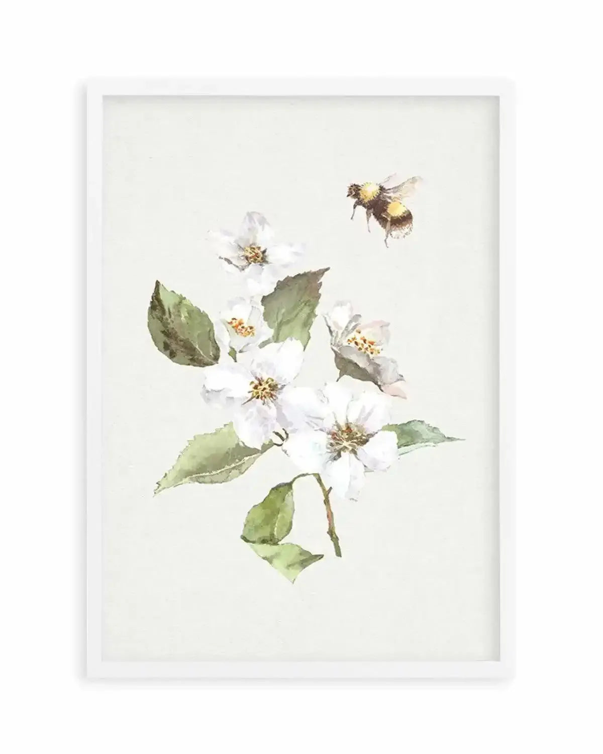 Botanica Bees I Art Print from Olive et Oriel where you can shop wallpaper and artworks online