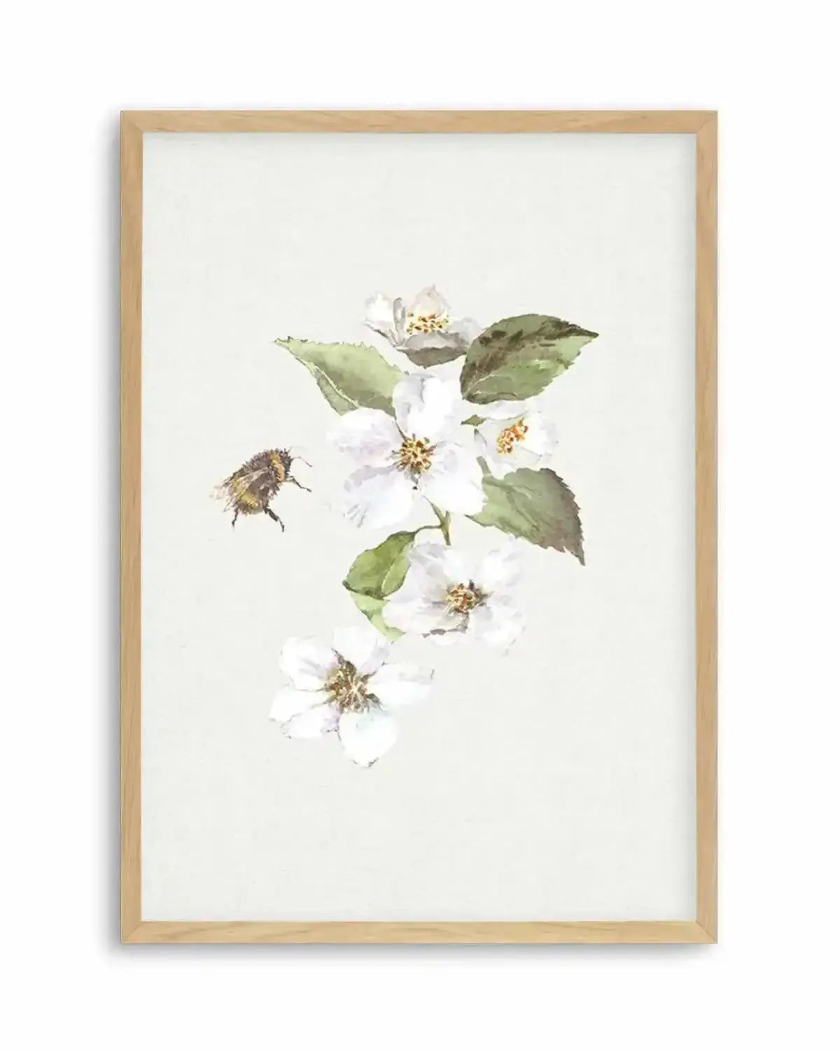 Botanica Bees II Art Print from Olive et Oriel where you can shop wallpaper and artworks online