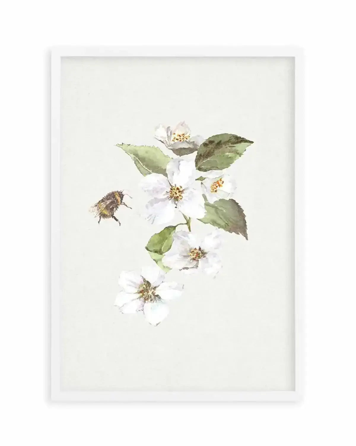 Botanica Bees II Art Print from Olive et Oriel where you can shop wallpaper and artworks online