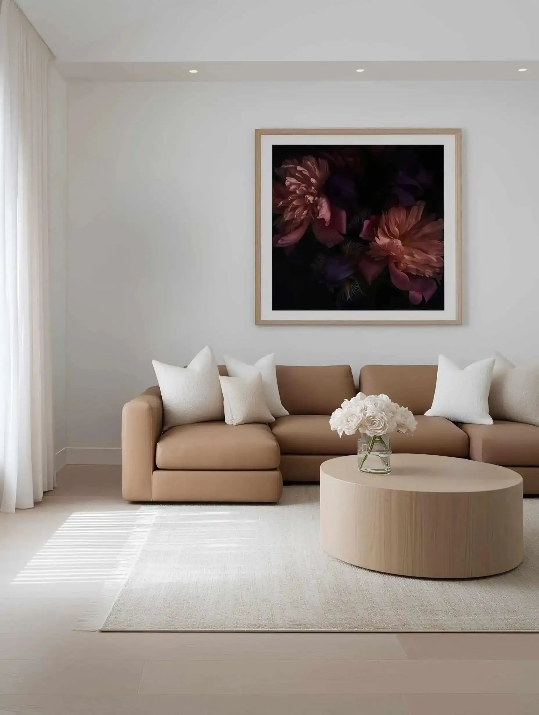 Botanica II Square Art Print from Olive et Oriel where you can shop wallpaper and artworks online