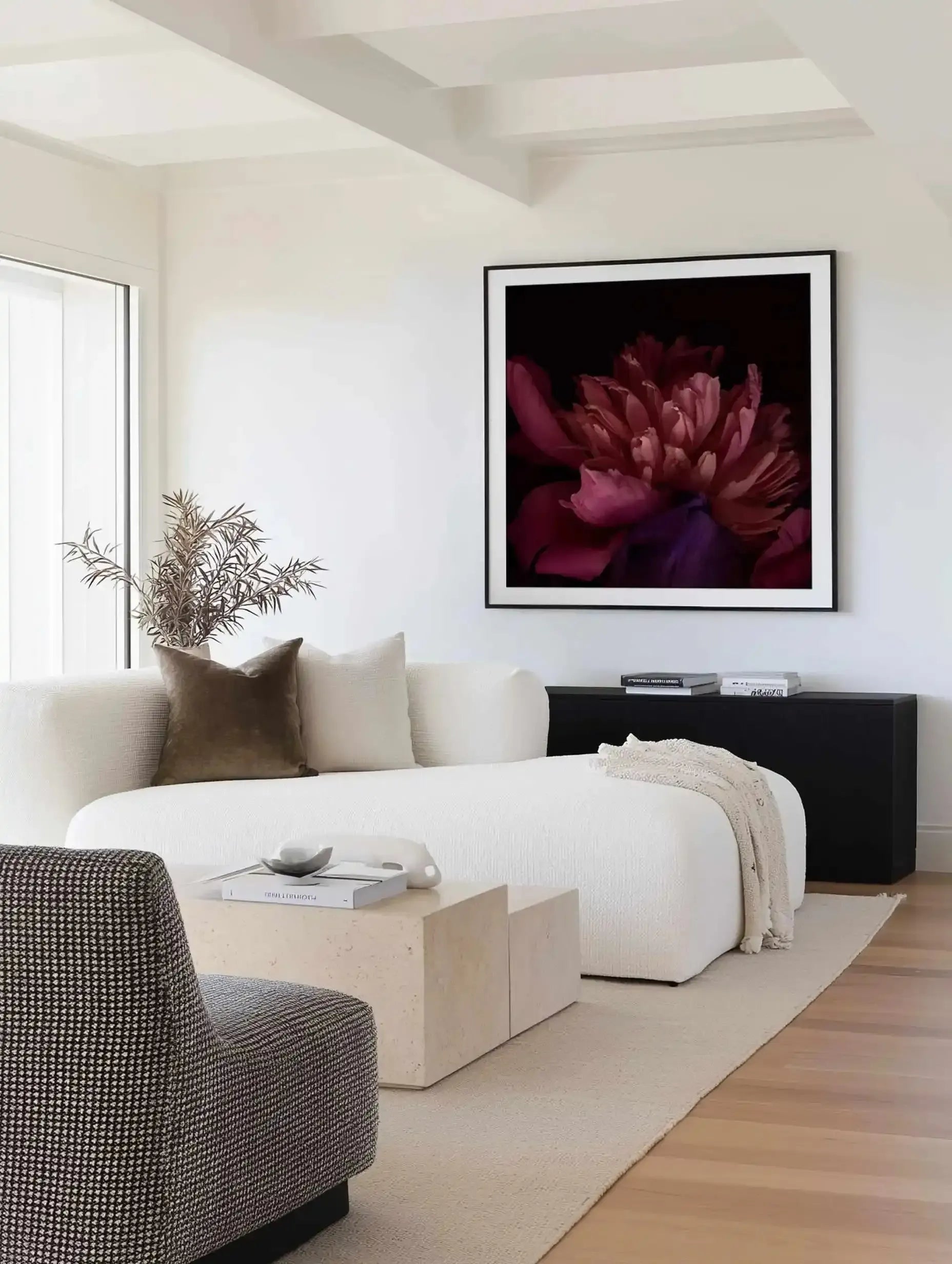 Botanica III Square Art Print from Olive et Oriel where you can shop wallpaper and artworks online