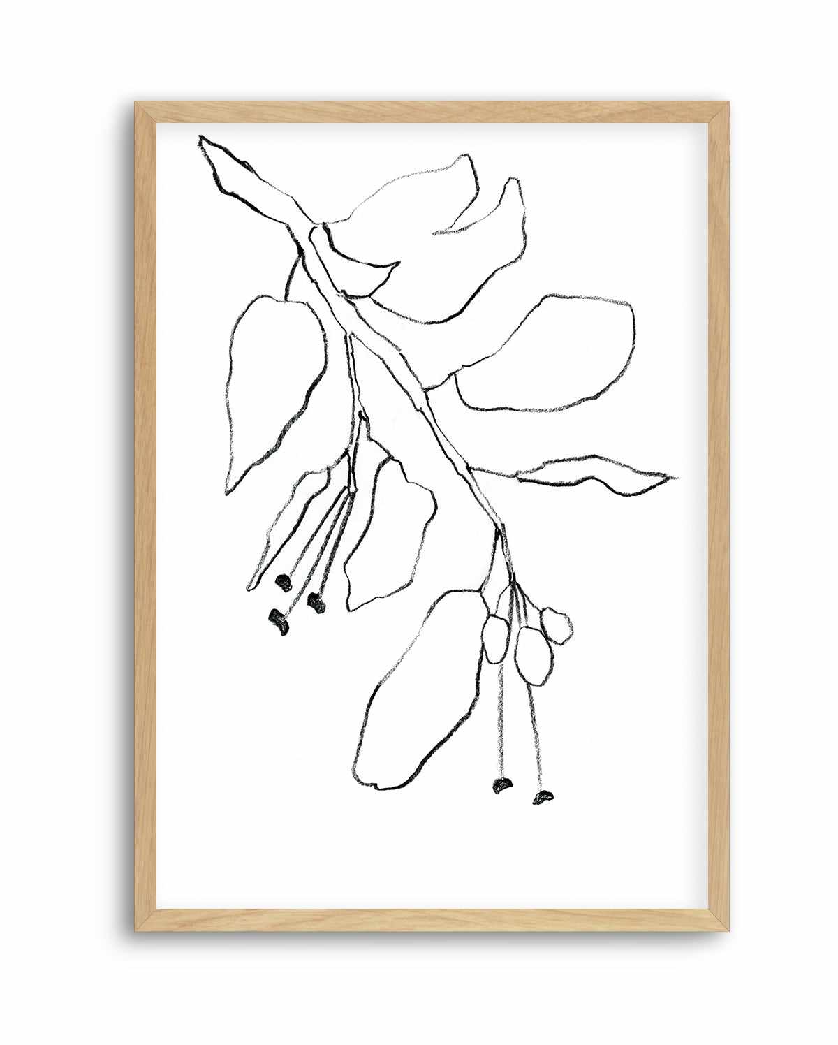 Botanica In Pencil Sky By Shina Choi | Art Print from Olive et Oriel where you can shop wallpaper and artworks online