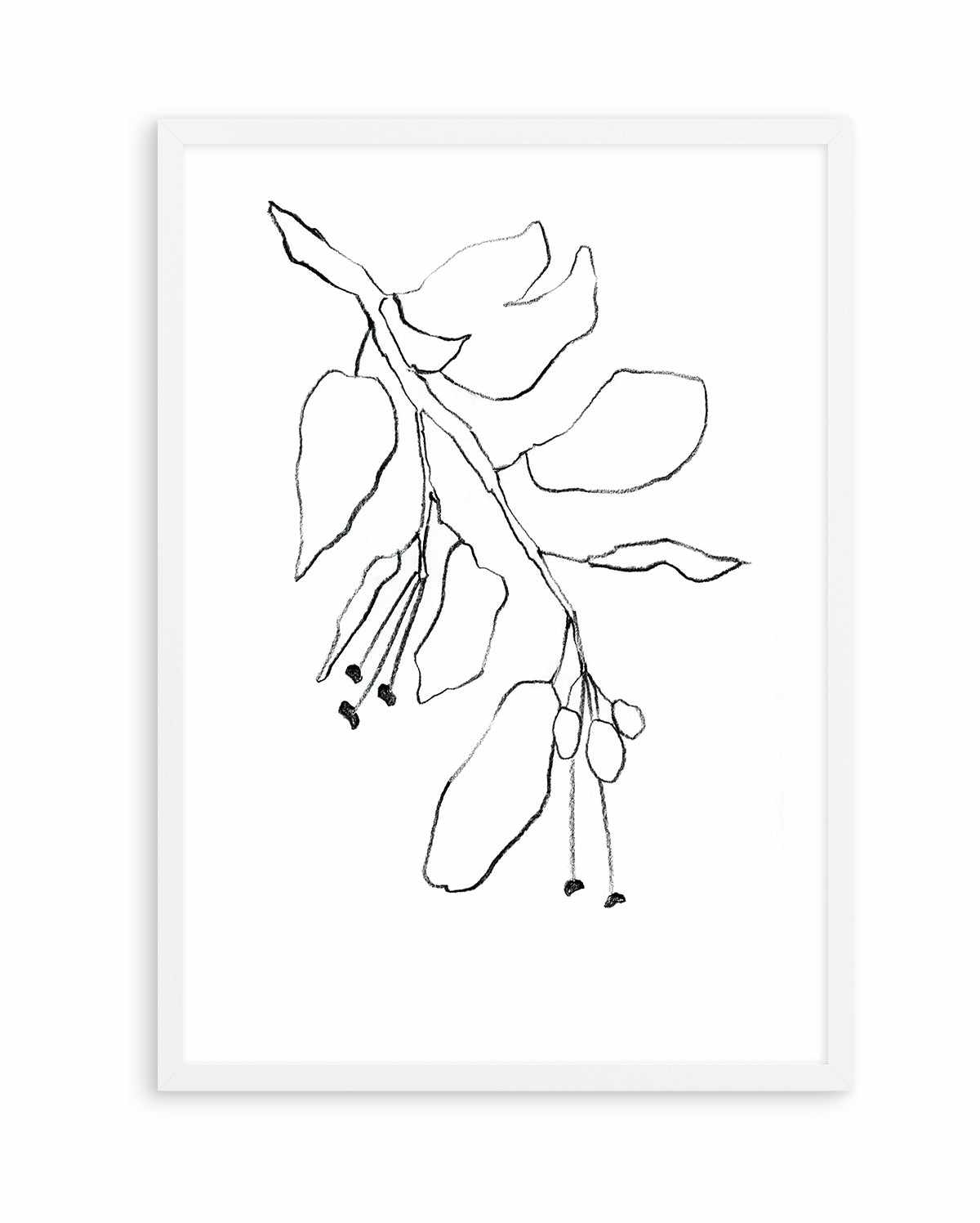 Botanica In Pencil Sky By Shina Choi | Art Print from Olive et Oriel where you can shop wallpaper and artworks online