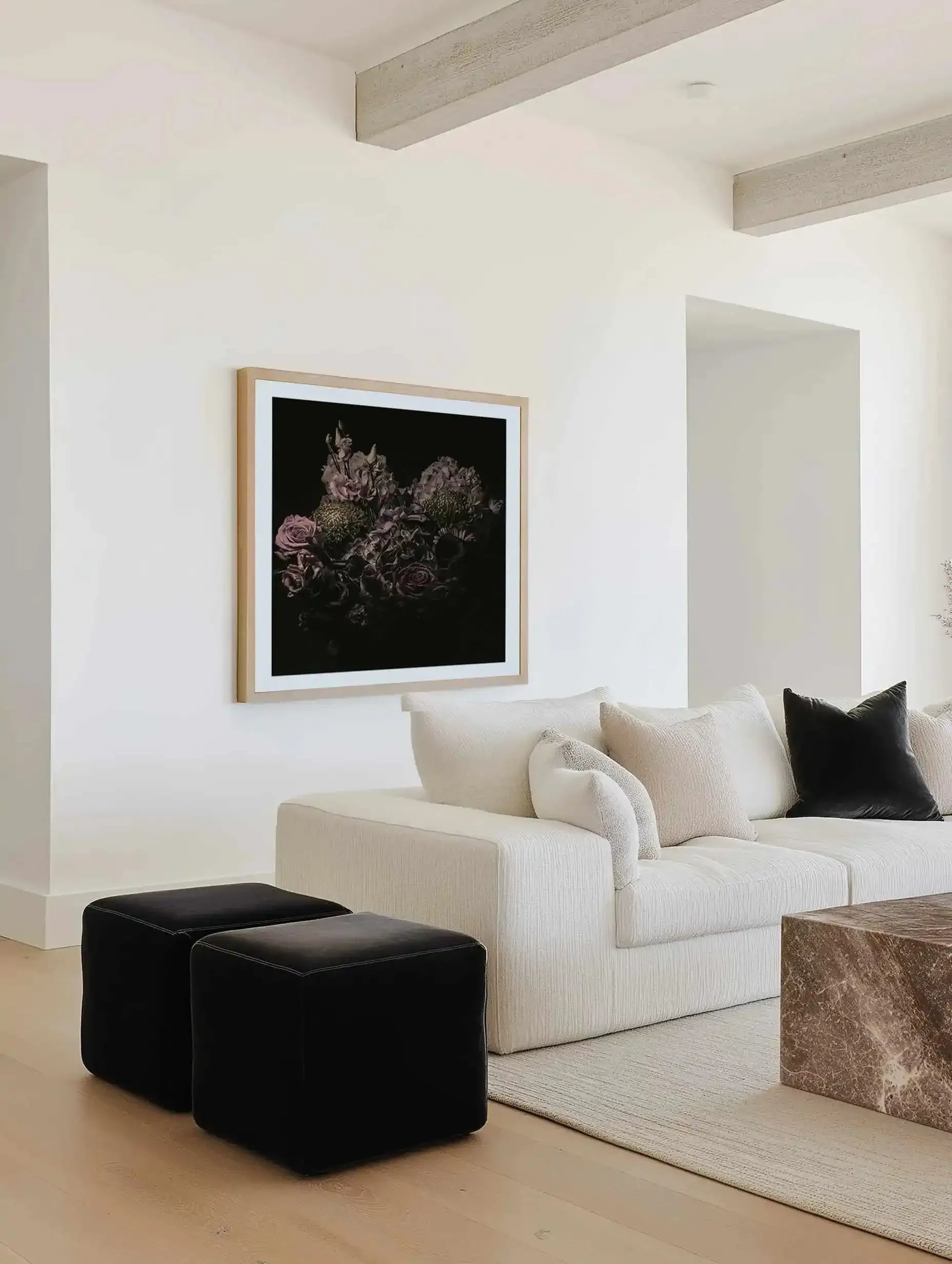 Botanica Square Art Print from Olive et Oriel where you can shop wallpaper and artworks online