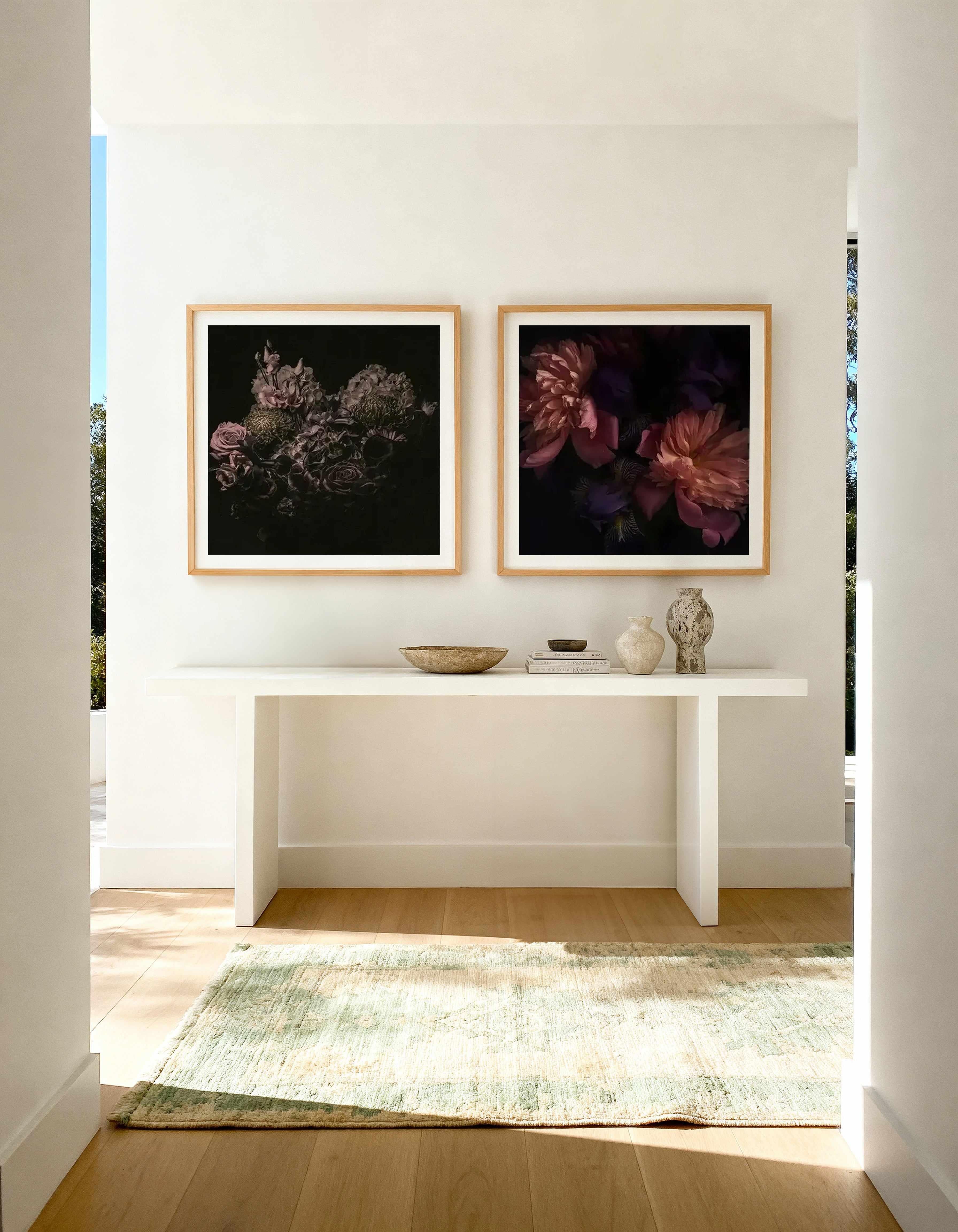 Botanica SQ I & II Art Print Set of 2 | Matching Wall Art from Olive et Oriel where you can shop wallpaper and artworks online
