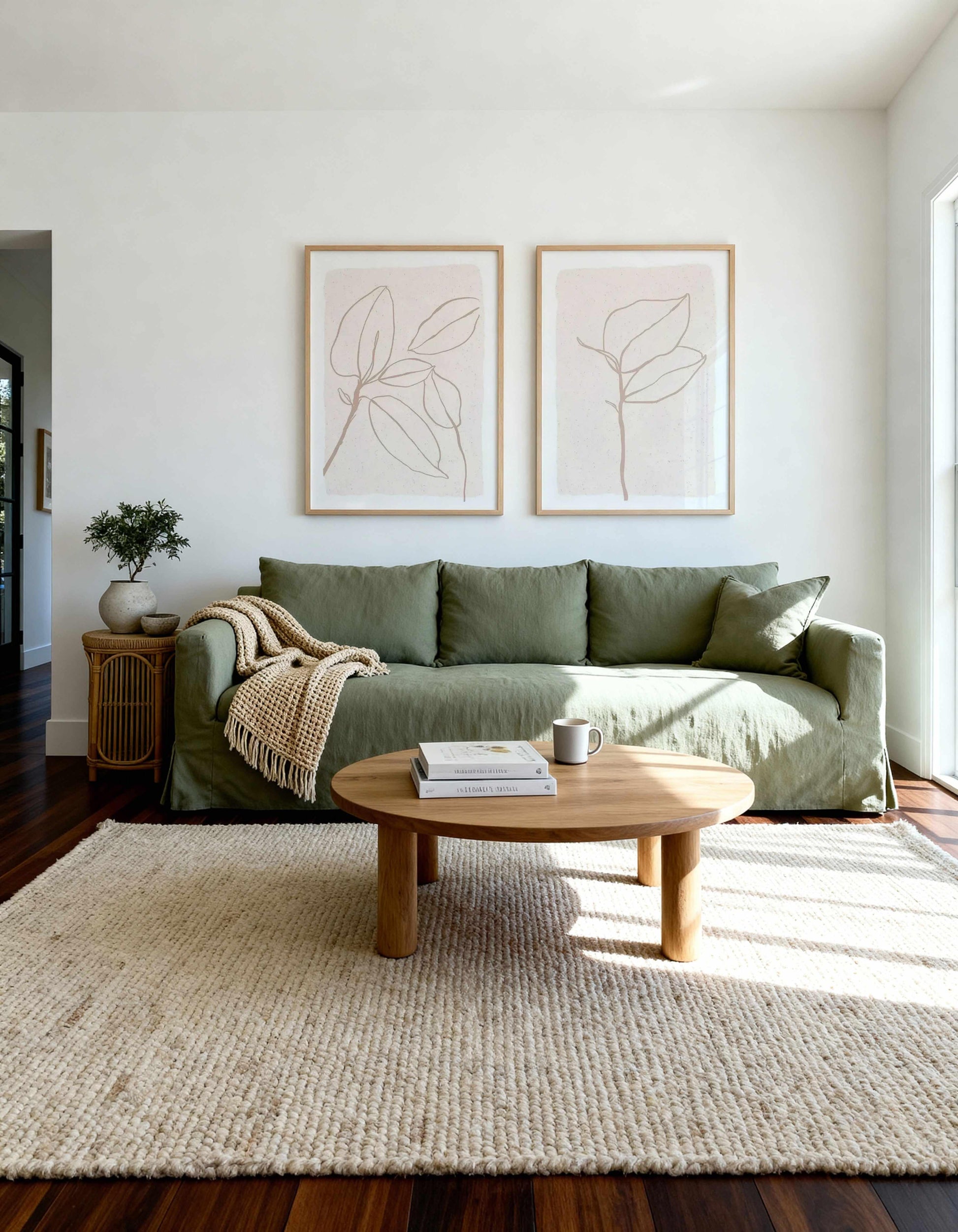 Botanical I & II Art Print Set of 2 | Matching Wall Art from Olive et Oriel where you can shop wallpaper and artworks online