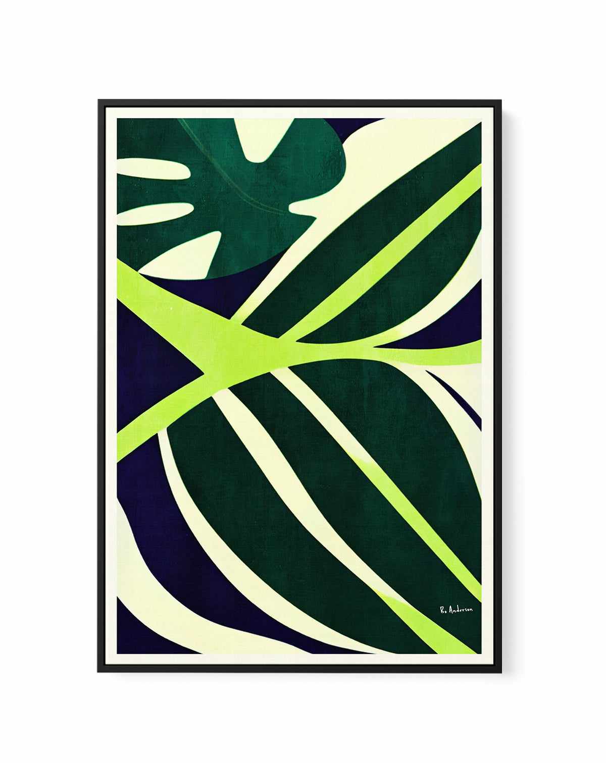 Botaniques Verde By Bo Anderson | Framed Canvas Art Print from Olive et Oriel where you can shop wallpaper and artworks online