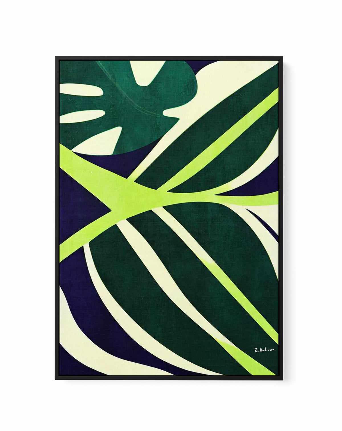 Botaniques Verde By Bo Anderson | Framed Canvas Art Print from Olive et Oriel where you can shop wallpaper and artworks online