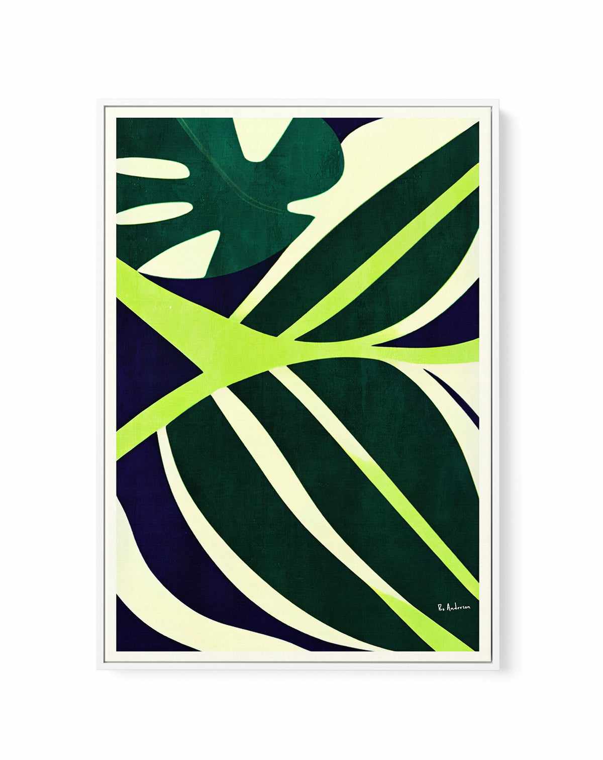 Botaniques Verde By Bo Anderson | Framed Canvas Art Print from Olive et Oriel where you can shop wallpaper and artworks online