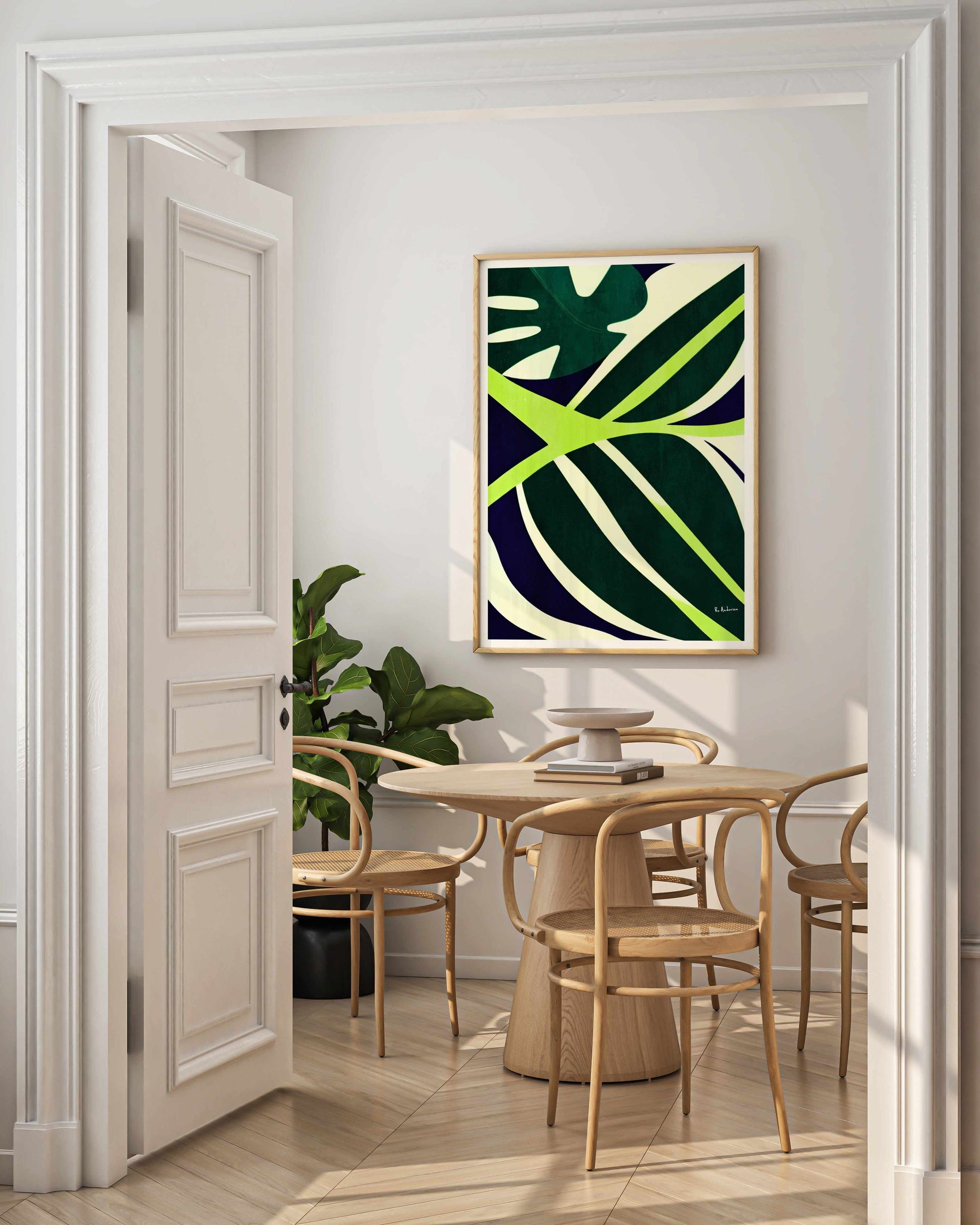 Botaniques Verde By Bo Anderson | Art Print from Olive et Oriel where you can shop wallpaper and artworks online