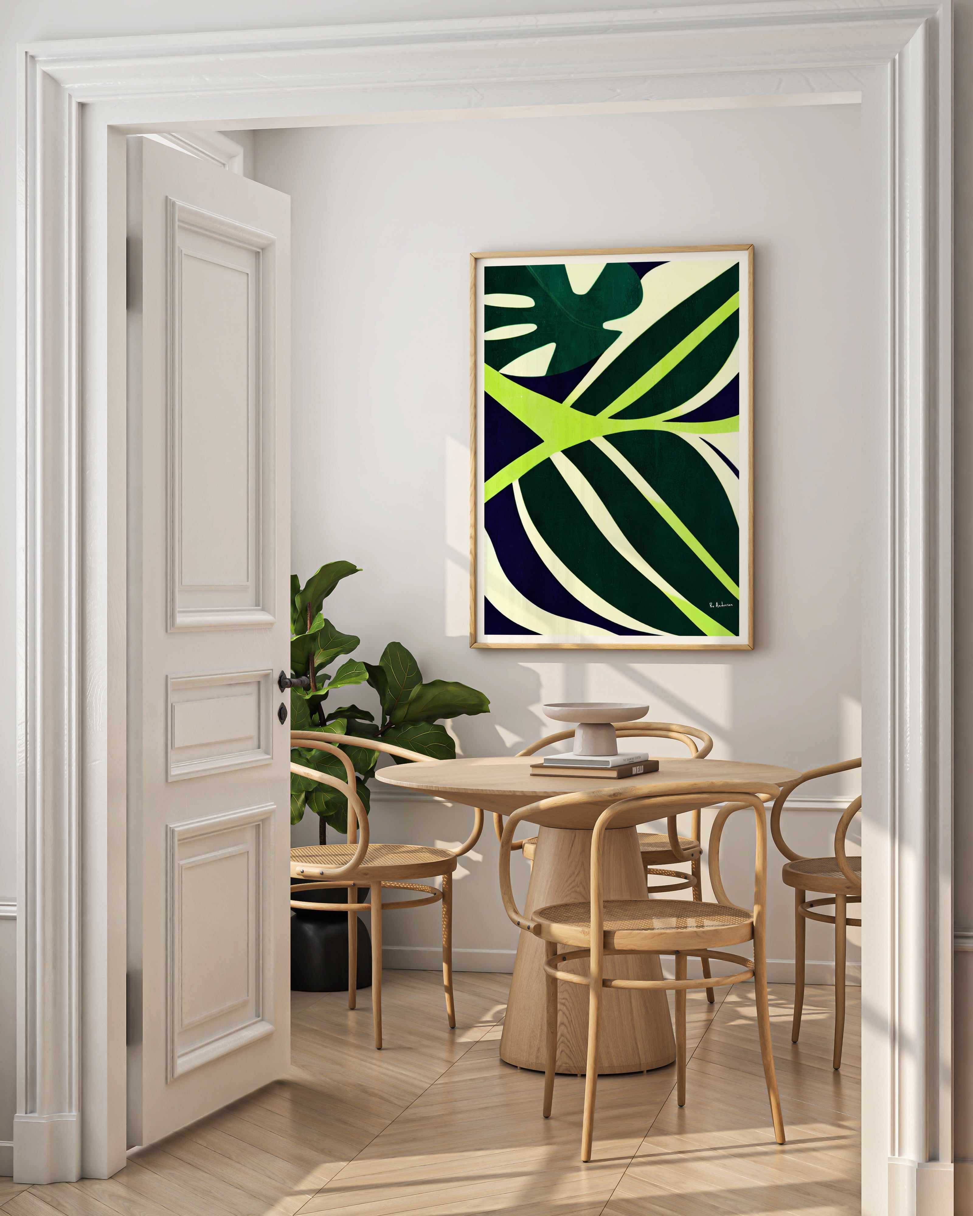 Botaniques Verde By Bo Anderson | Art Print from Olive et Oriel where you can shop wallpaper and artworks online