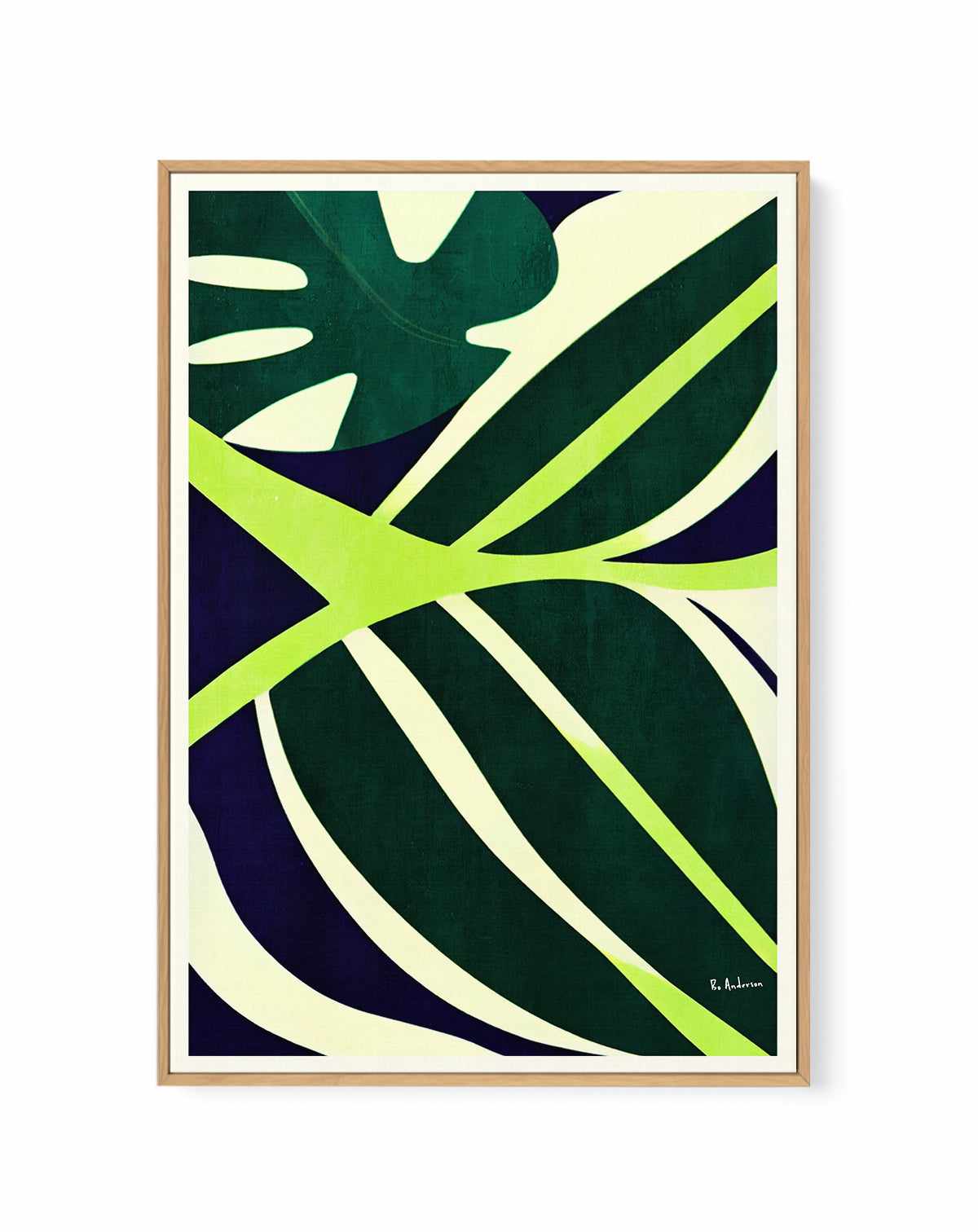 Botaniques Verde By Bo Anderson | Framed Canvas Art Print from Olive et Oriel where you can shop wallpaper and artworks online