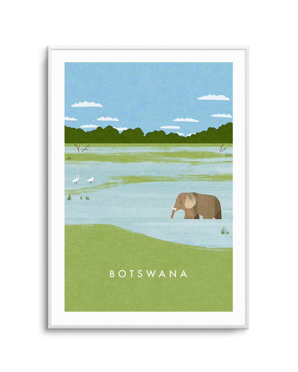 Botswana by Henry Rivers Art Print