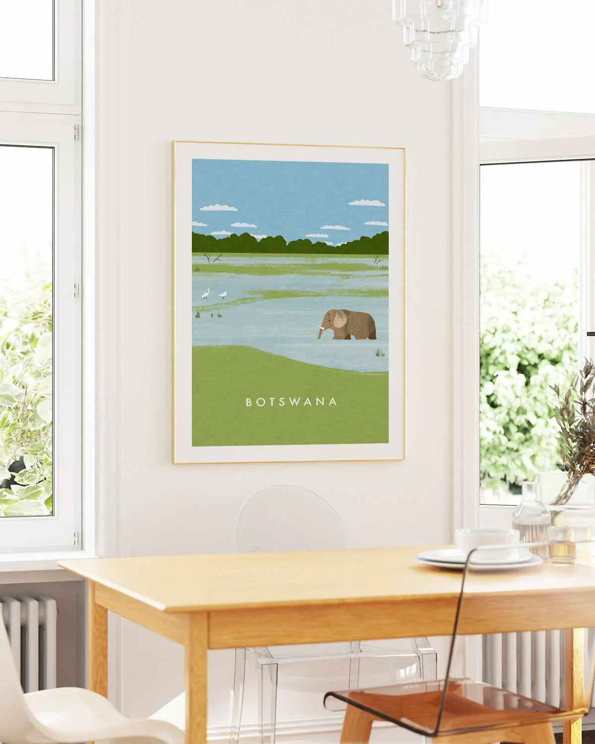 Botswana by Henry Rivers Art Print from Olive et Oriel where you can shop wallpaper and artworks online