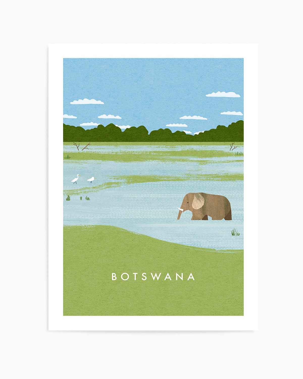 Botswana by Henry Rivers Art Print