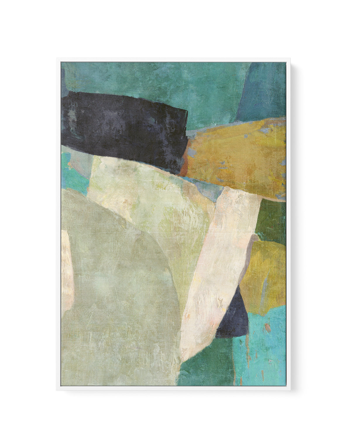 Boulder Field 1 by Suzanne Nicoll | Framed Canvas Art Print