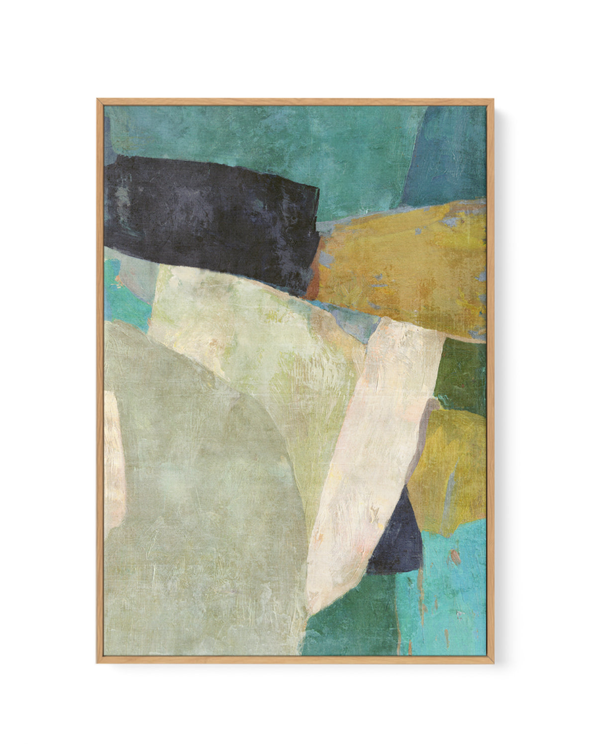 Boulder Field 1 by Suzanne Nicoll | Framed Canvas Art Print