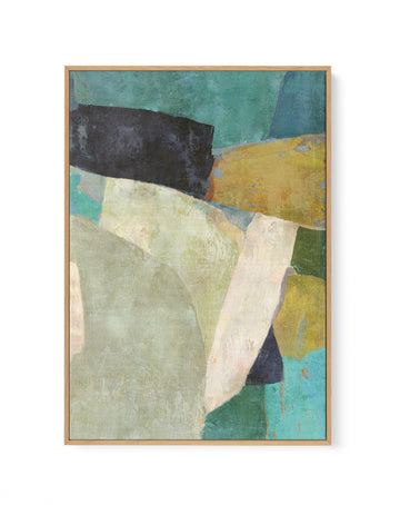 Boulder Field 1 by Suzanne Nicoll | Framed Canvas Wall Art