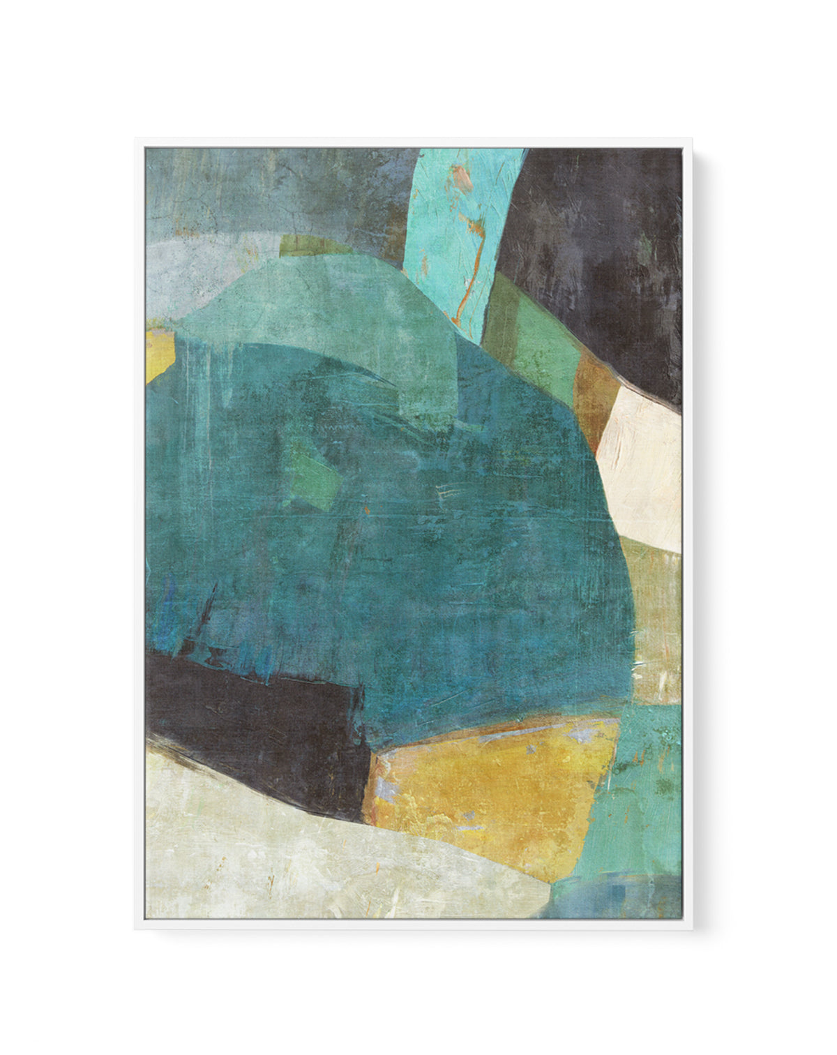 Boulder Field 2 by Suzanne Nicoll | Framed Canvas Art Print