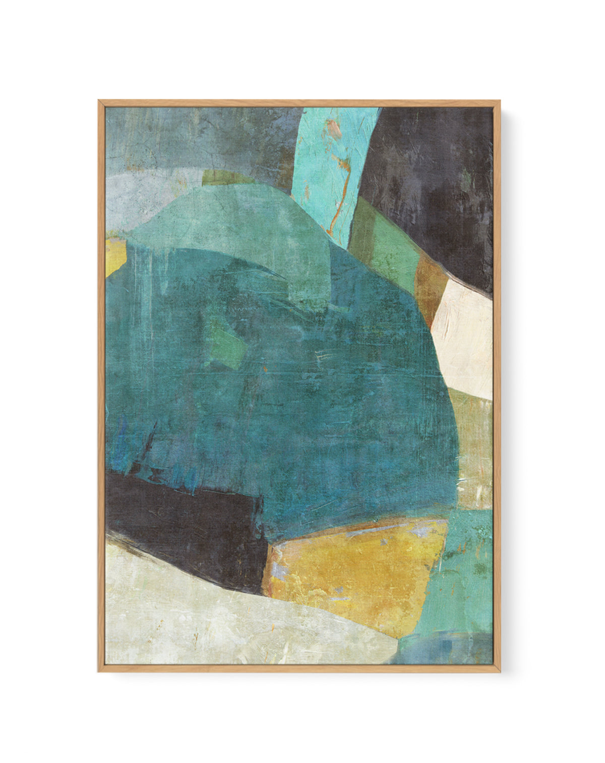 Boulder Field 2 by Suzanne Nicoll | Framed Canvas Art Print