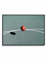 Bounce #1 By Cities of Basketball | Framed Canvas Art Print
