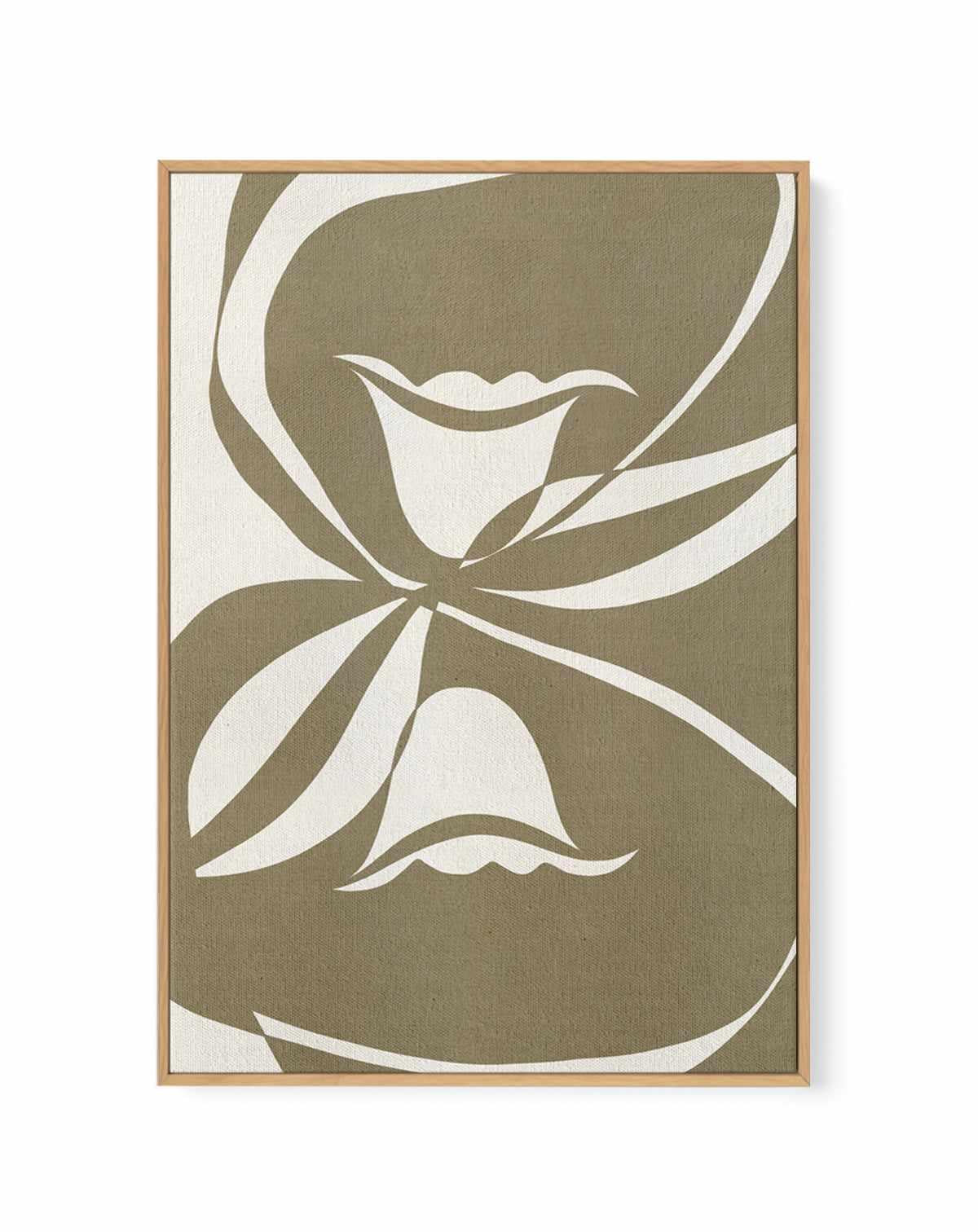 Bound By Beauty by Shatha Al Dafai | Framed Canvas Art Print from Olive et Oriel where you can shop wallpaper and artworks online