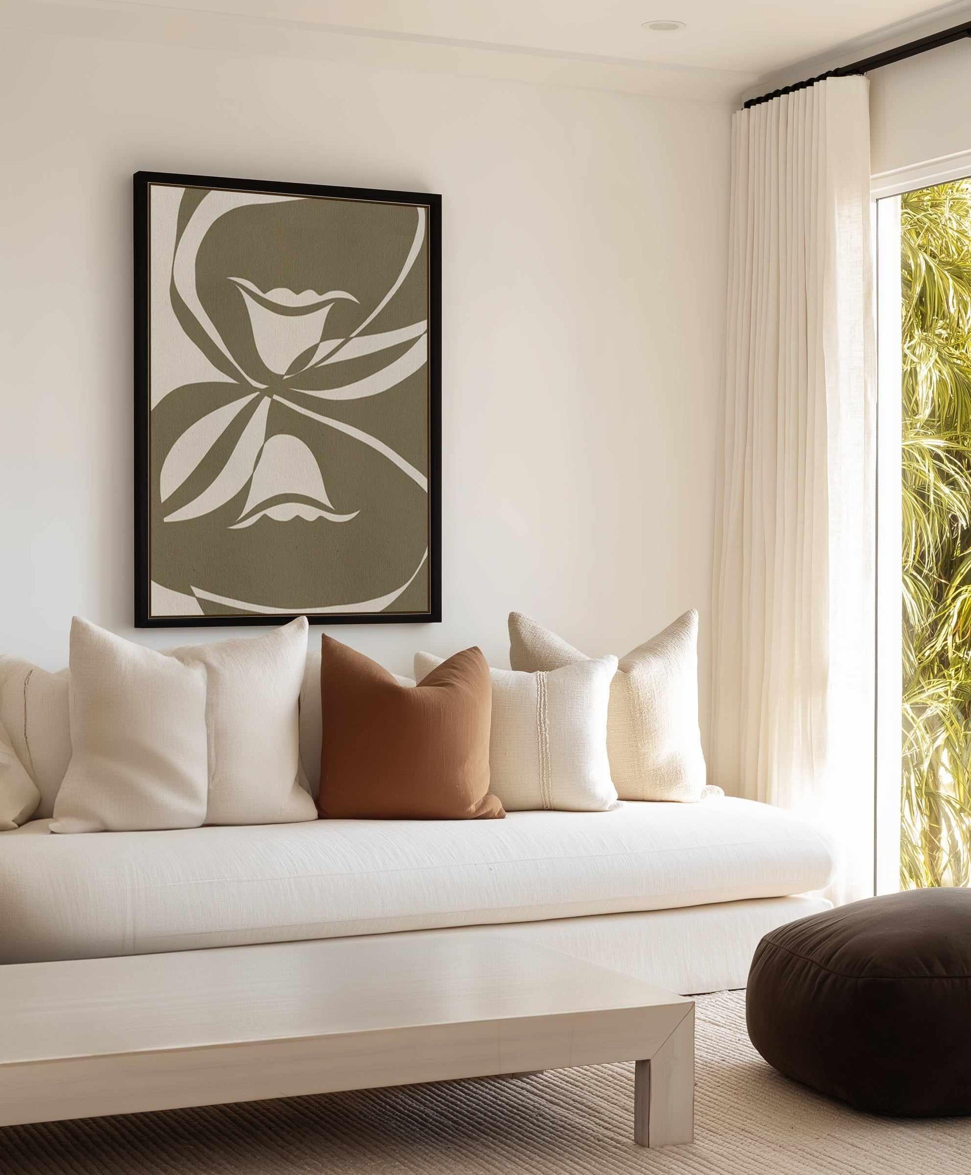 Bound By Beauty by Shatha Al Dafai | Framed Canvas Art Print from Olive et Oriel where you can shop wallpaper and artworks online